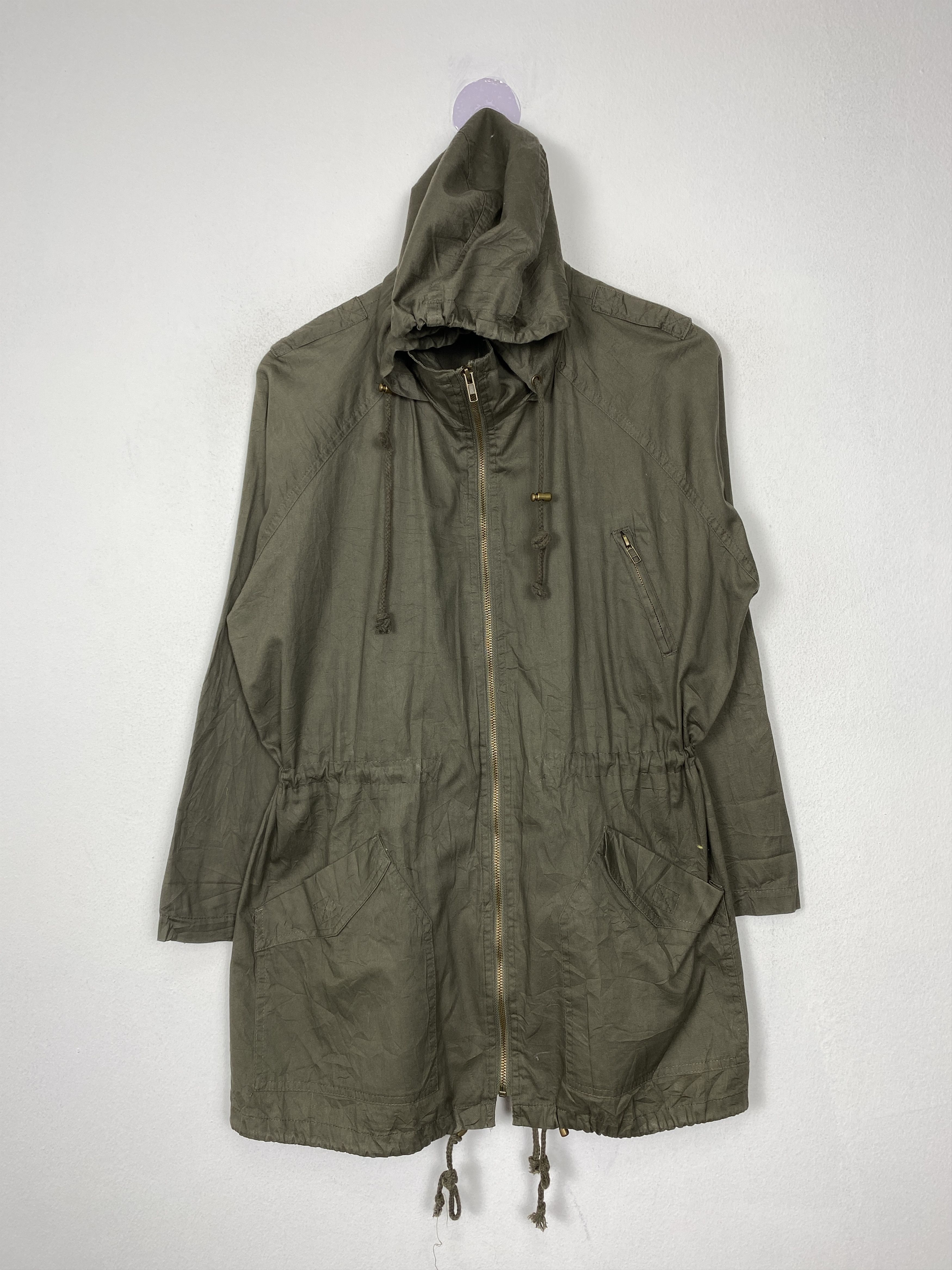 Forever 21 Vintage Forever 21 Hoodie Zip Up Long Jacket J1572 Size M / US 6-8 / IT 42-44 - 1 Thumbnail