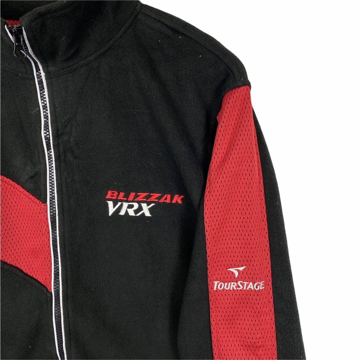 Sports Specialties × Vintage Vintage BRIDGESTONE BLIZZAK VRX Motorsport Fleece Sweater Size US L / EU 52-54 / 3 - 6 Thumbnail