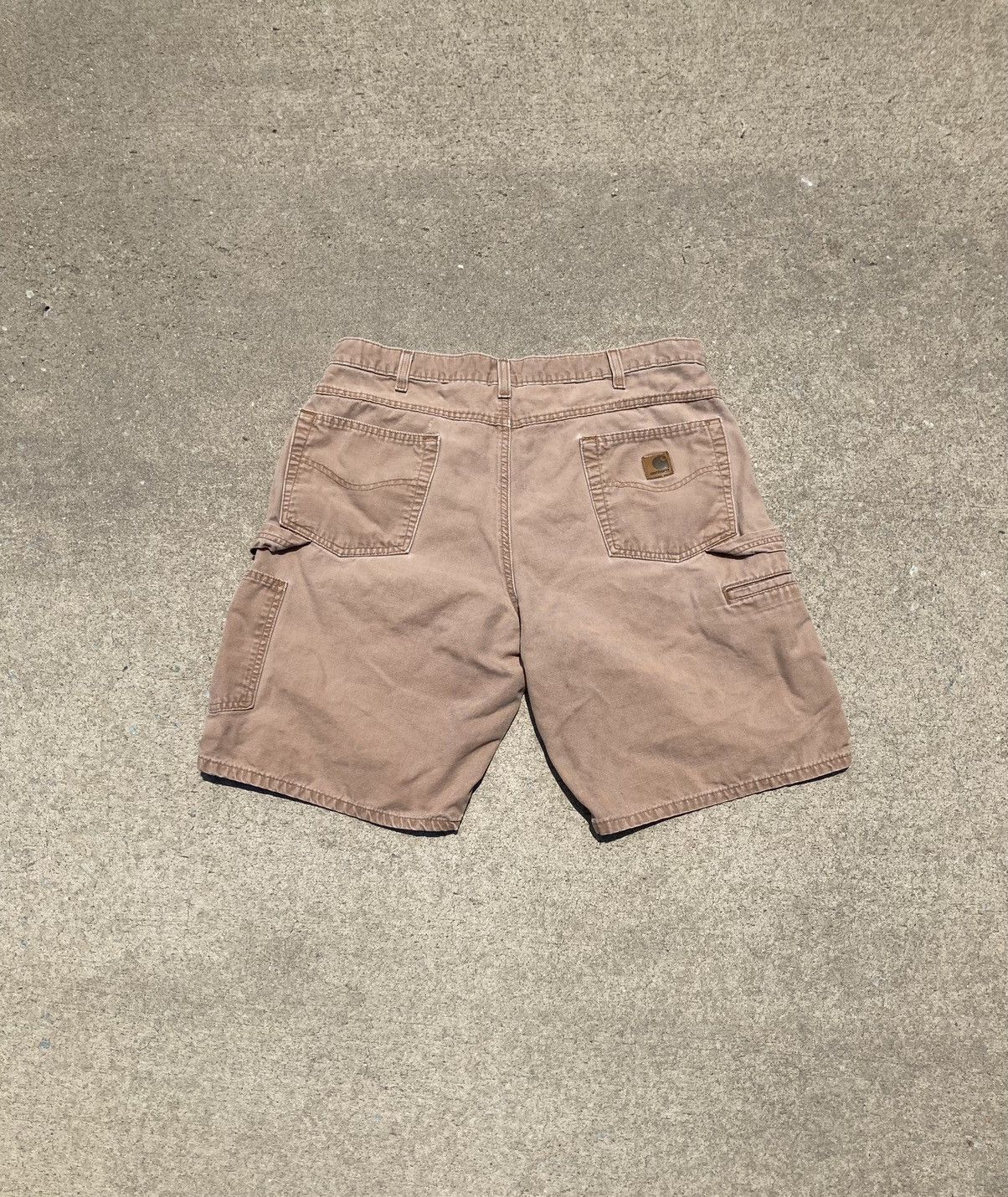 Carhartt Carhartt Carptenter Shorts Buckskin Double Hammer Loop