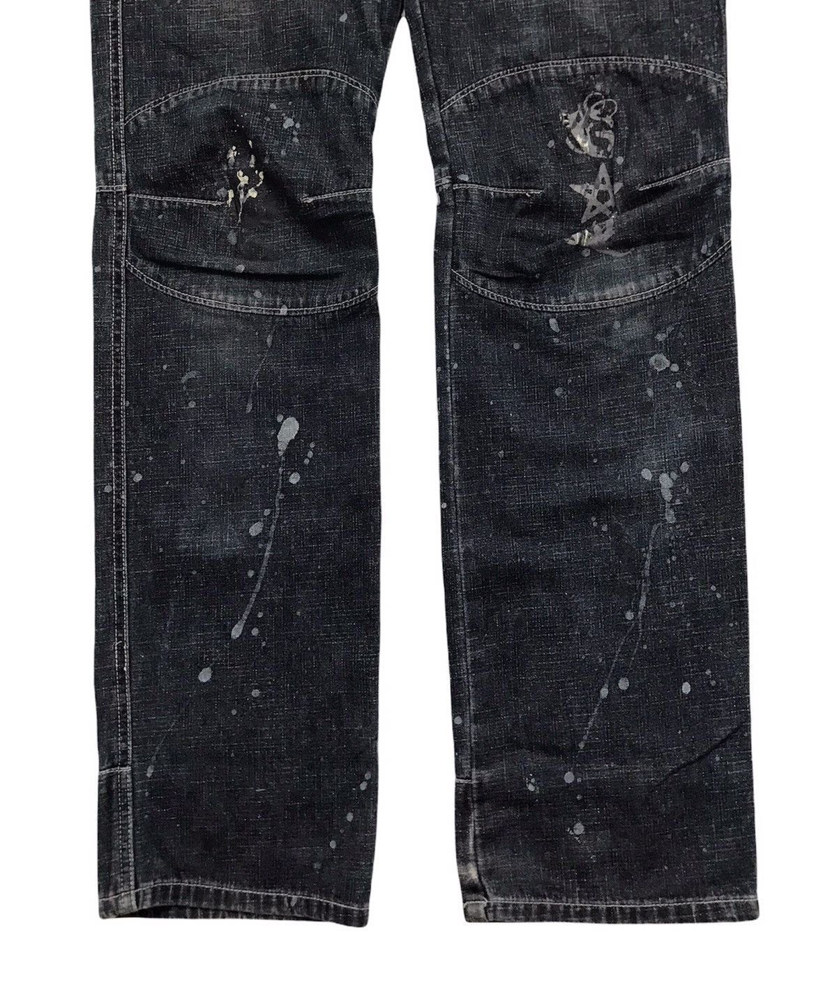 Hysteric Glamour Japanese Brand Algunquins painter Biker Pants Size US 31 - 3 Thumbnail
