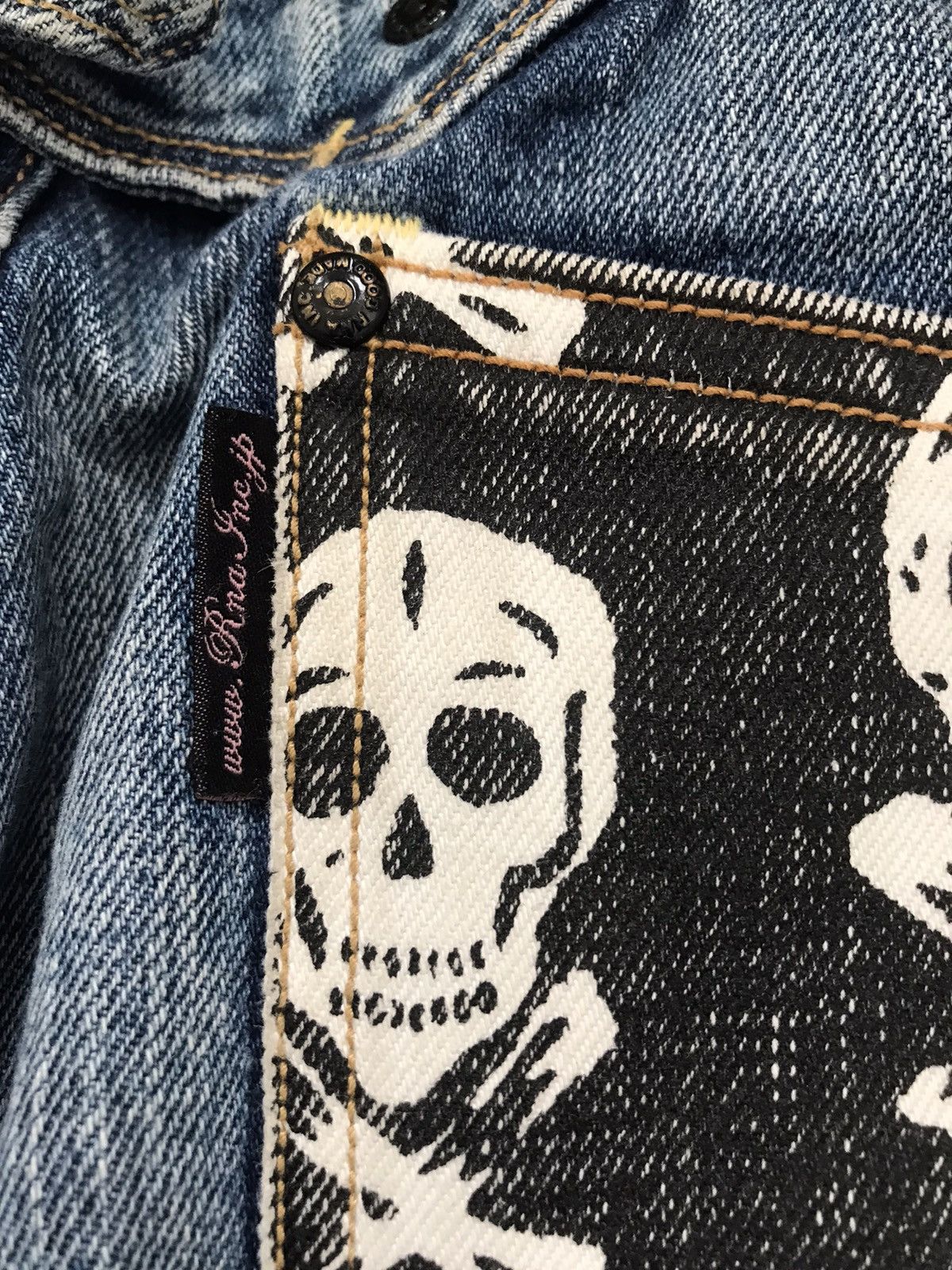 Hysteric Glamour × Japanese Brand Rna Zipper Punk Style Buckell Back Jeans Size US 30 / EU 46 - 7 Thumbnail