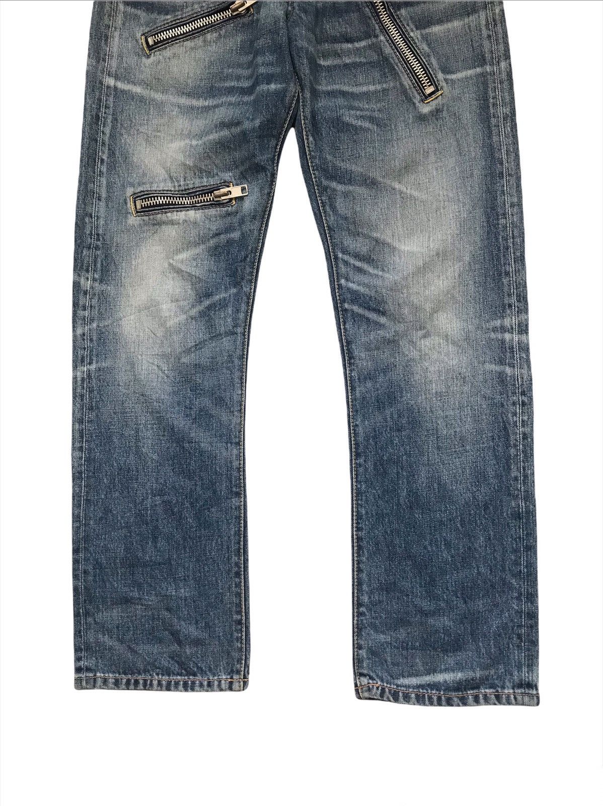 Hysteric Glamour × Japanese Brand Rna Zipper Punk Style Buckell Back Jeans Size US 30 / EU 46 - 3 Thumbnail
