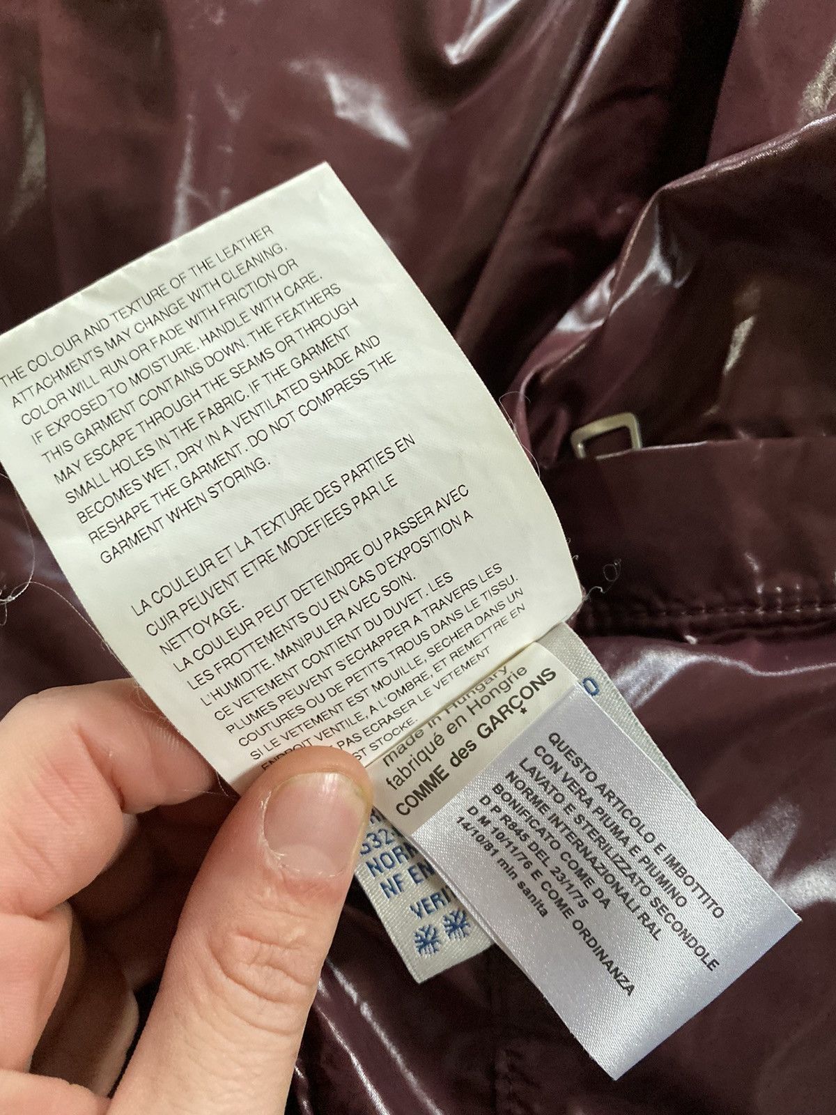 Comme des Garcons × Junya Watanabe × Moncler Moncler junya watanabe comes des garçons down jacket Size US S / EU 44-46 / 1 - 10 Thumbnail