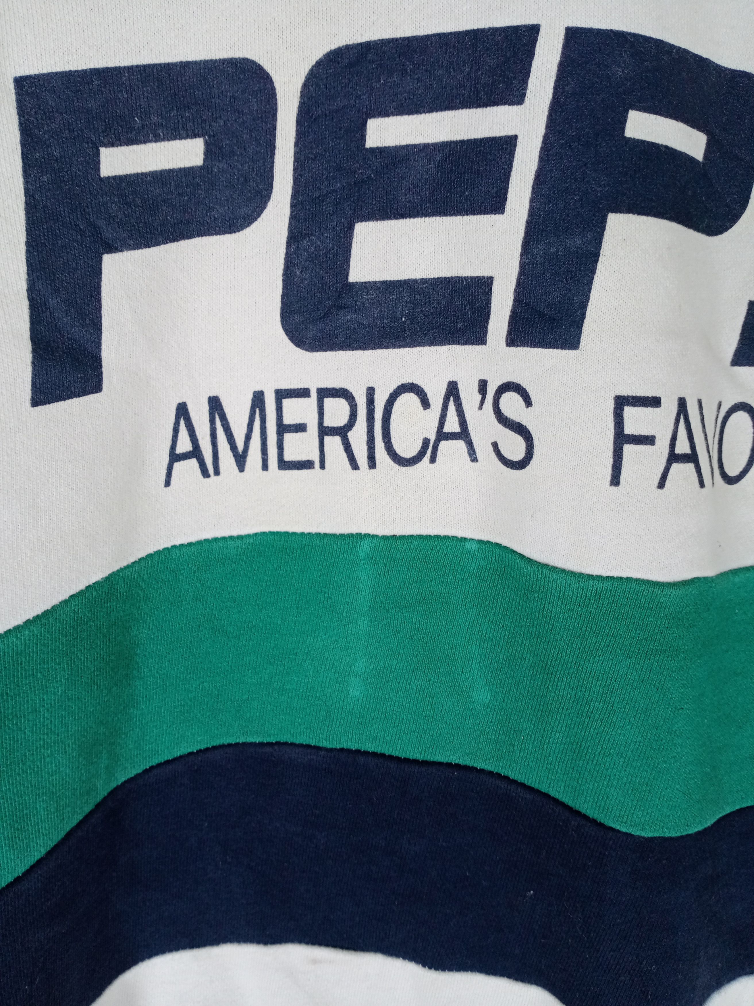 Pepsi Vintage PEPSI sweatshirt BIG LOGO Size US L / EU 52-54 / 3 - 2 Thumbnail