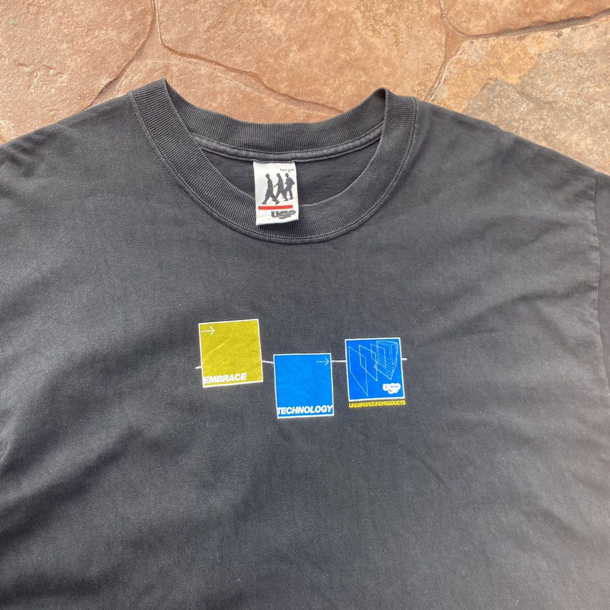 Thrashed Faded Vintage 90s Underground Product Brand Tee