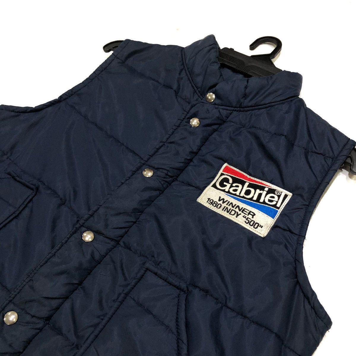 Achilles Ion Gabriel 🔥Vintage Vest Jacket Gabriel Winner 1980 Indy 500 Nascar Size US M / EU 48-50 / 2 - 2 Thumbnail