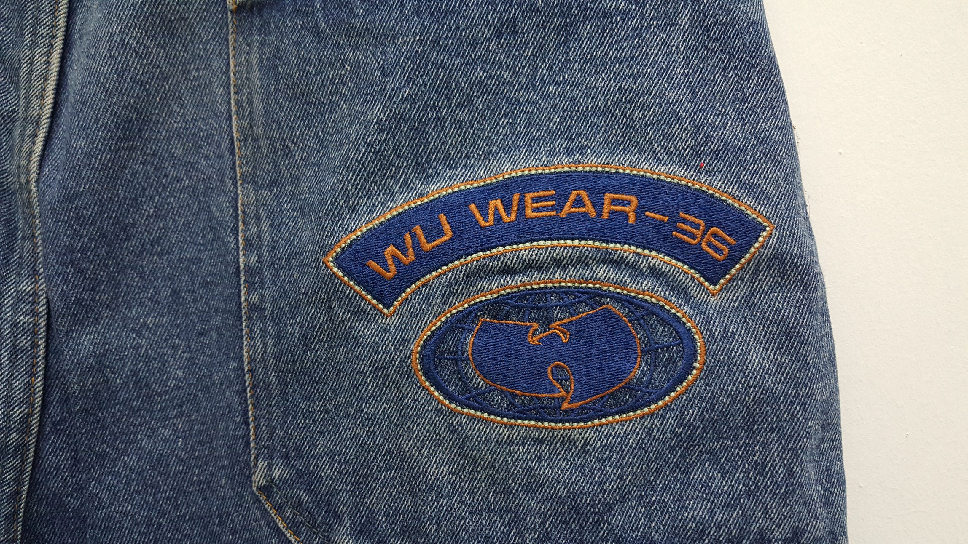 Vintage × Wu-Tang Clan 90s 🔥 36 CHAMBERS ERA DISTRESSED BAGGY JEANS RARE Size US 38 / EU 54 - 9 Thumbnail