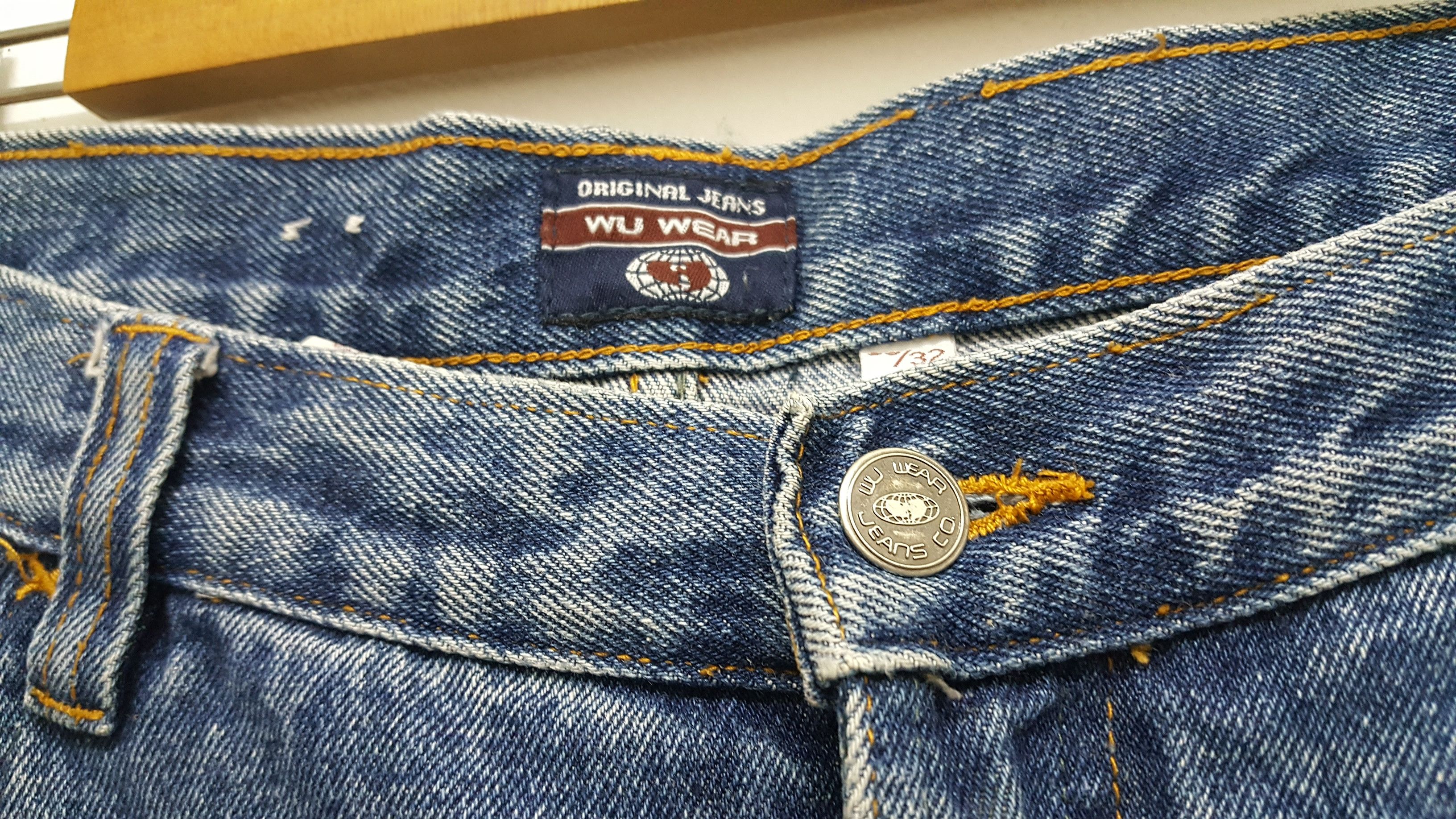 Vintage × Wu-Tang Clan 90s 🔥 36 CHAMBERS ERA DISTRESSED BAGGY JEANS RARE Size US 38 / EU 54 - 4 Thumbnail
