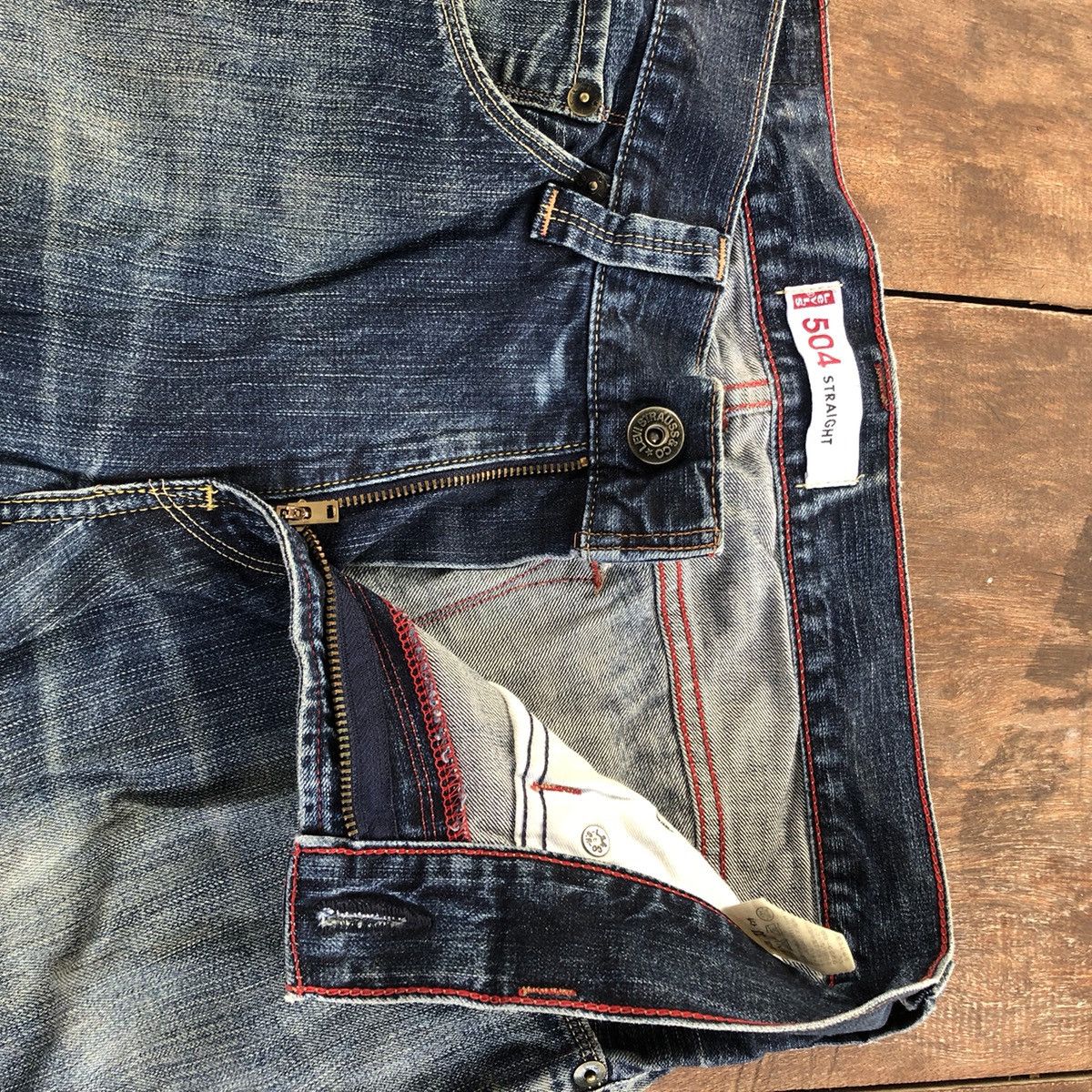 Levi's Vintage Clothing Vintage Thrashed Faded Levis Denim Pants Size US 34 / EU 50 - 3 Thumbnail