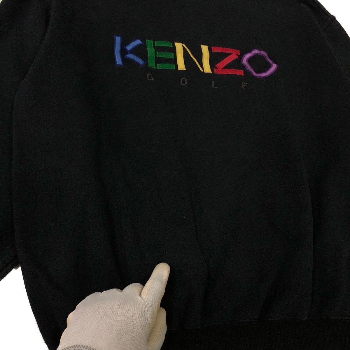Kenzo Vintage Kenzo Golf SpellOut Logo Embroidered Multicolour Size US L / EU 52-54 / 3 - 10 Thumbnail