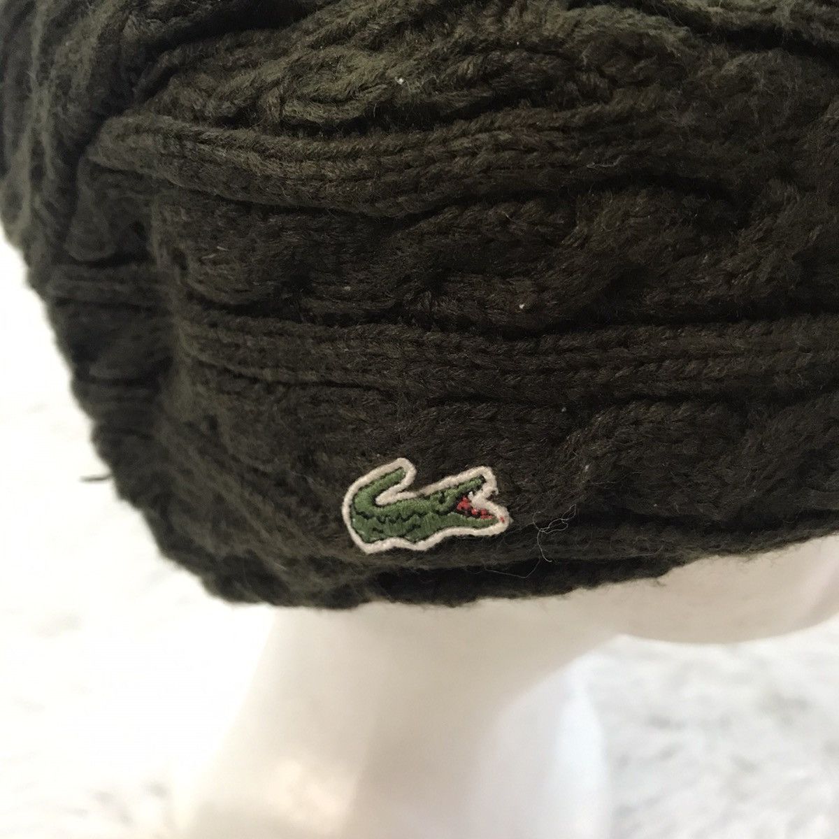 Lacoste Vtg Lacoste Knit Cap/Baretta Made in Japan Size ONE SIZE - 6 Thumbnail