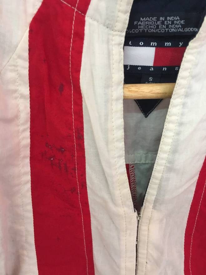 Tommy Hilfiger VINTAGE TOMMY HILFIGER FULL PRINT AMERICA USA FLAG JACKET Size US S / EU 44-46 / 1 - 3 Thumbnail
