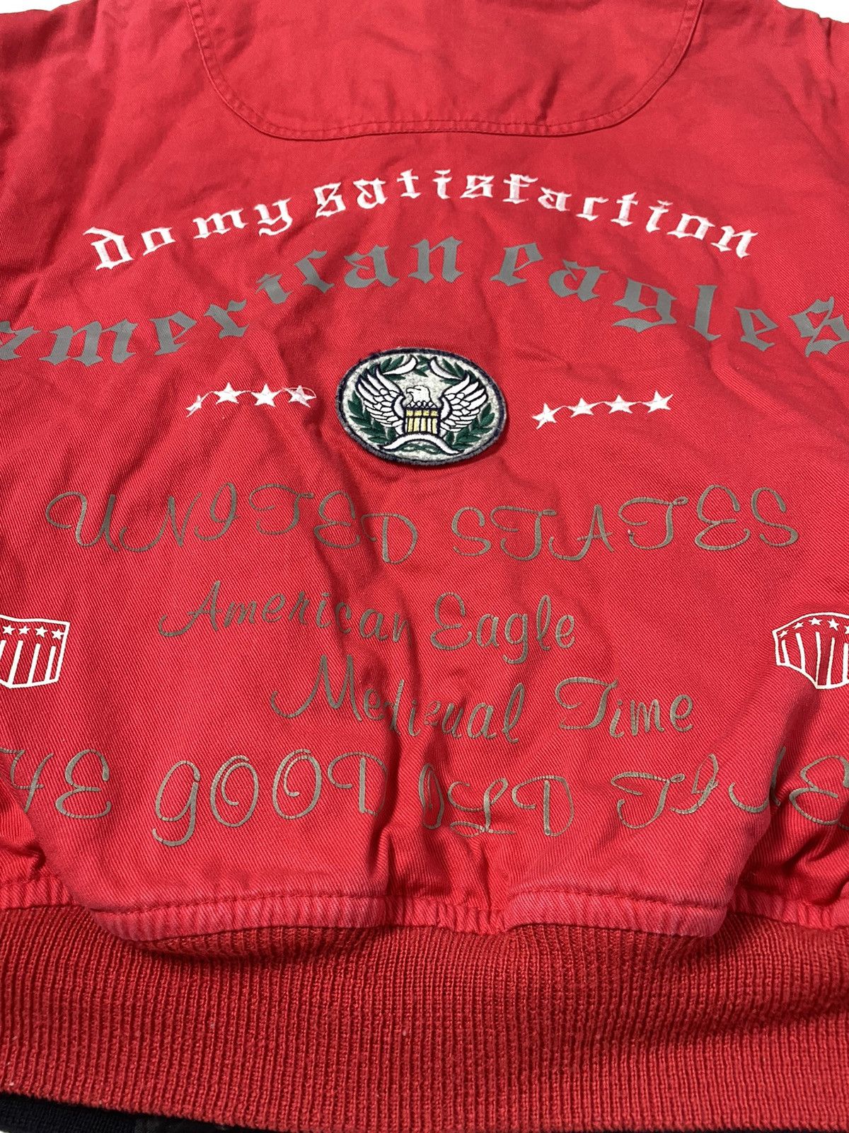 Japanese Brand × Vintage Vintage Reversible Bomber Jacket American Eagles Size US M / EU 48-50 / 2 - 12 Thumbnail