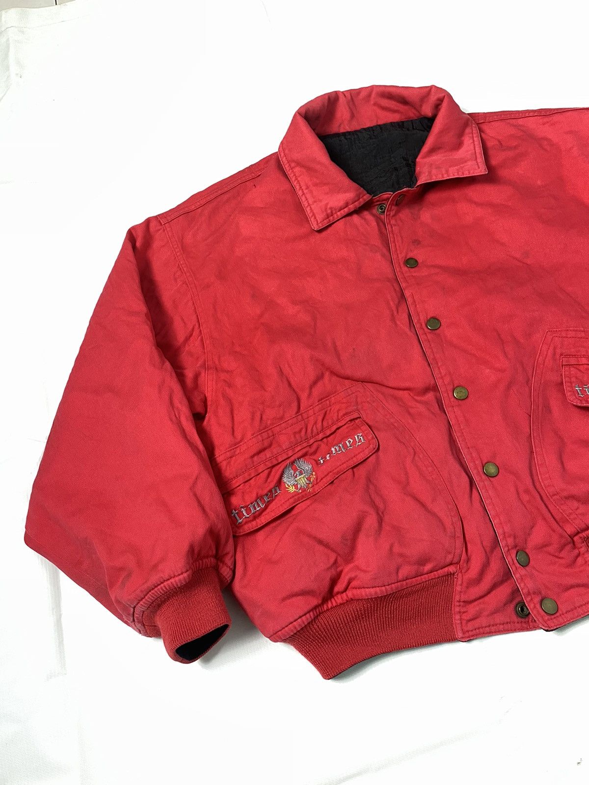 Japanese Brand × Vintage Vintage Reversible Bomber Jacket American Eagles Size US M / EU 48-50 / 2 - 4 Thumbnail