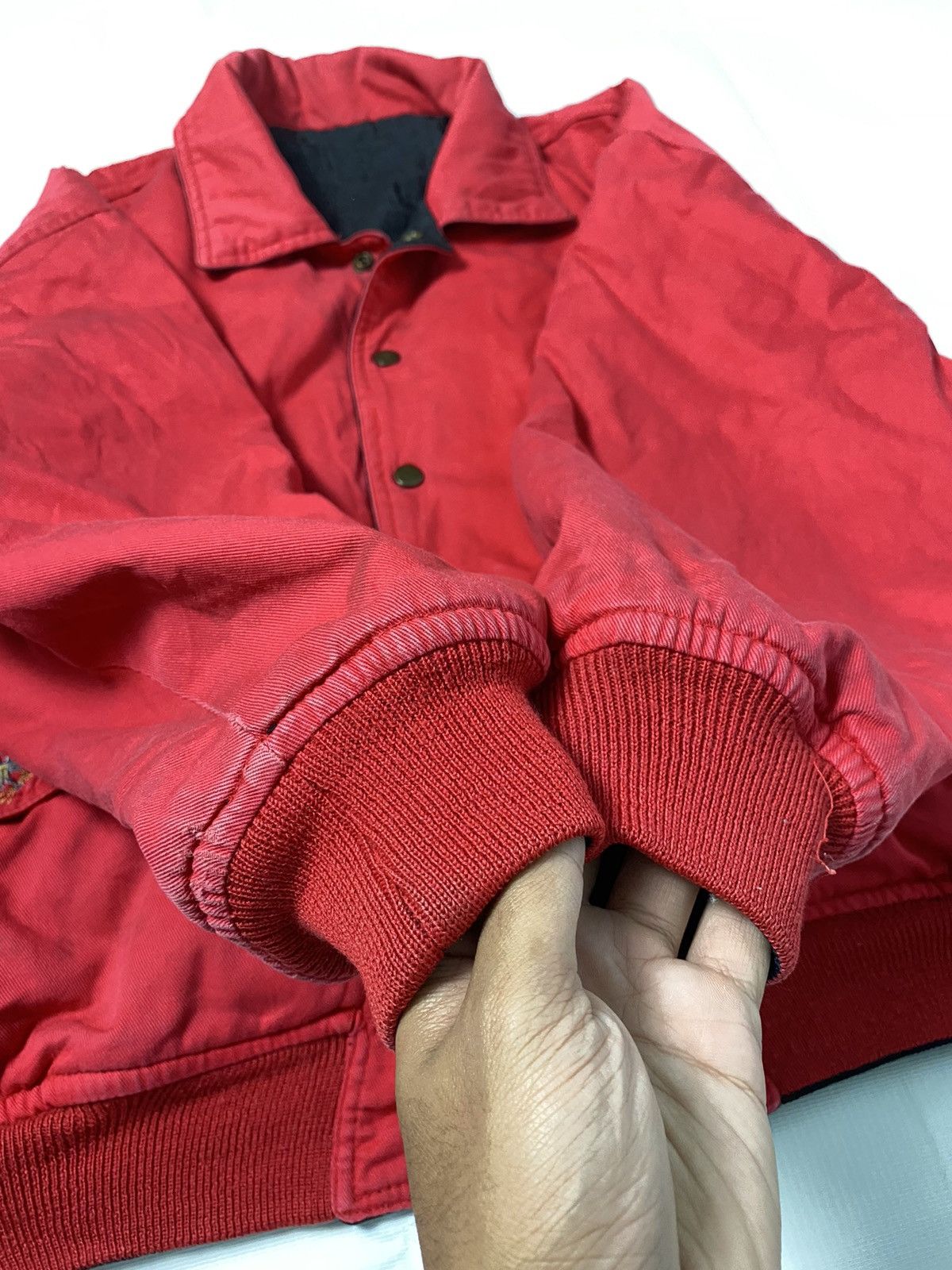 Japanese Brand × Vintage Vintage Reversible Bomber Jacket American Eagles Size US M / EU 48-50 / 2 - 9 Thumbnail