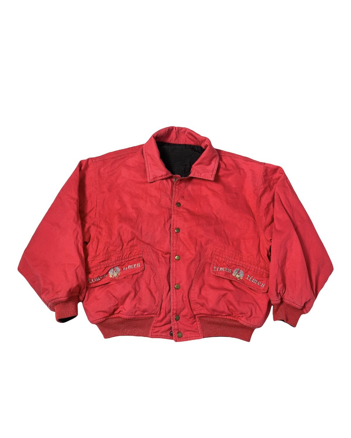 Japanese Brand × Vintage Vintage Reversible Bomber Jacket American Eagles Size US M / EU 48-50 / 2 - 2 Thumbnail