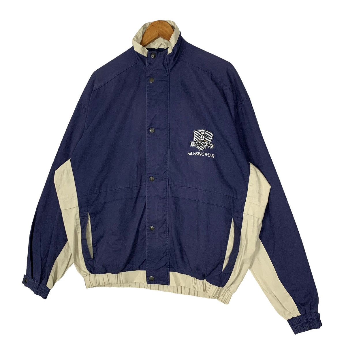 Vintage Grand Slam Munsingwear Button Up Light Jacket