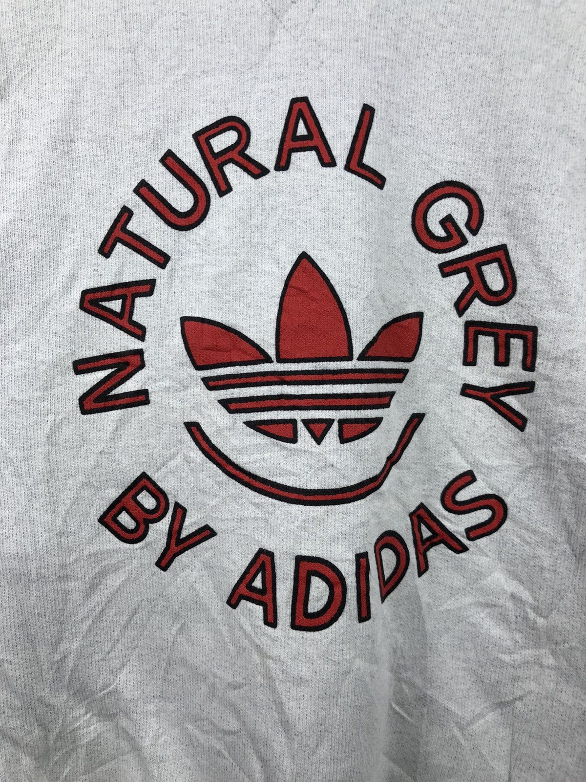 Adidas VINTAGE ADIDAS NATURAL GRAY HIP HOP SWEATSHIRTS Size US L / EU 52-54 / 3 - 4 Thumbnail