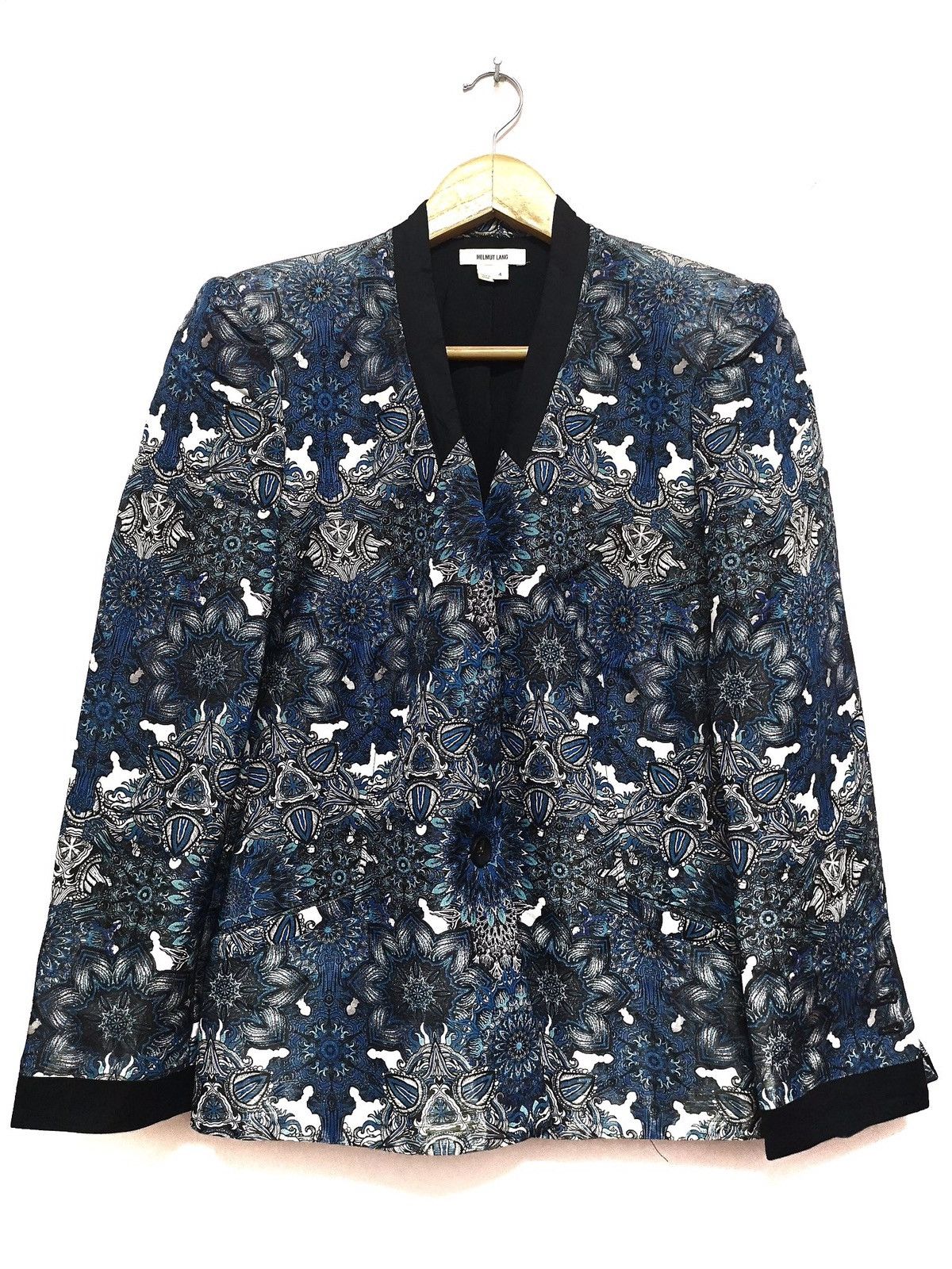 Helmut Lang HELMUT LANG WAXED LAYER SHINING COAT BLAZER JACKET Size 42R - 1 Thumbnail