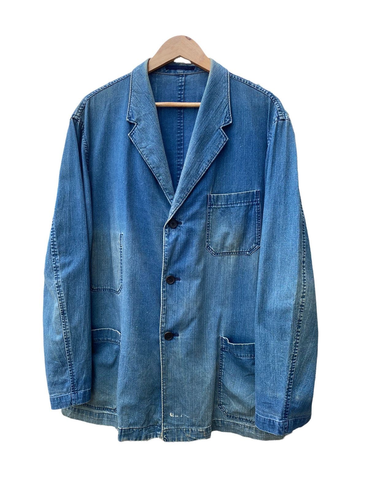 Y's for Men 🔥Vintage Y’s For Men distress denim jacket Size US M / EU 48-50 / 2 - 2 Thumbnail