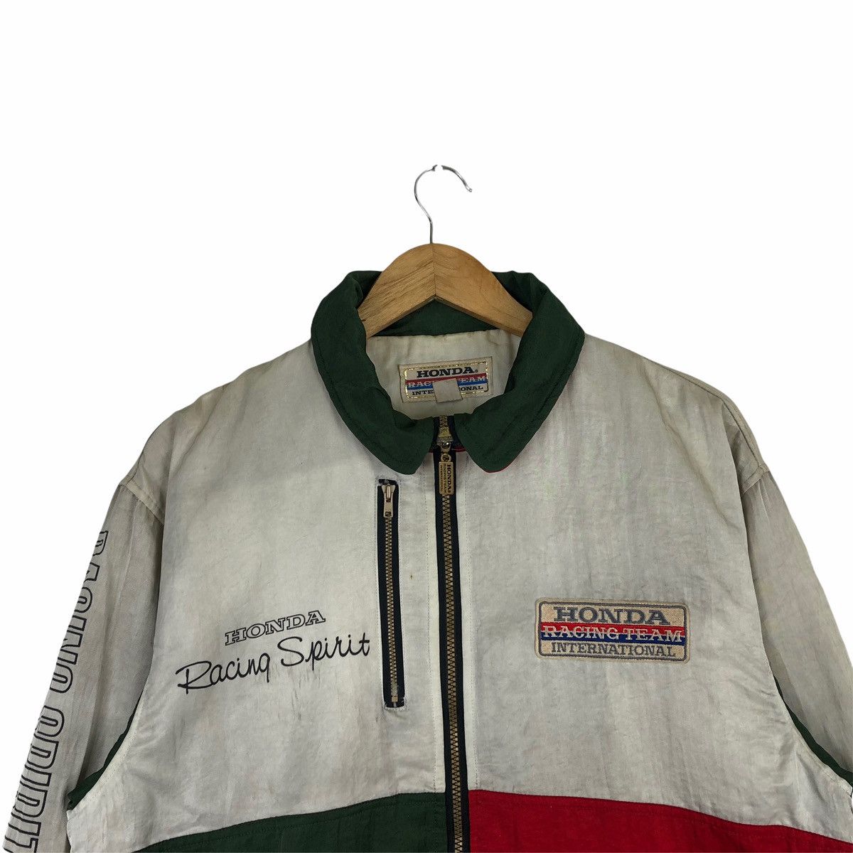Honda VINTAGE HONDA INTERNATIONAL RACING RACER TRACK JACKET Size US L / EU 52-54 / 3 - 4 Thumbnail