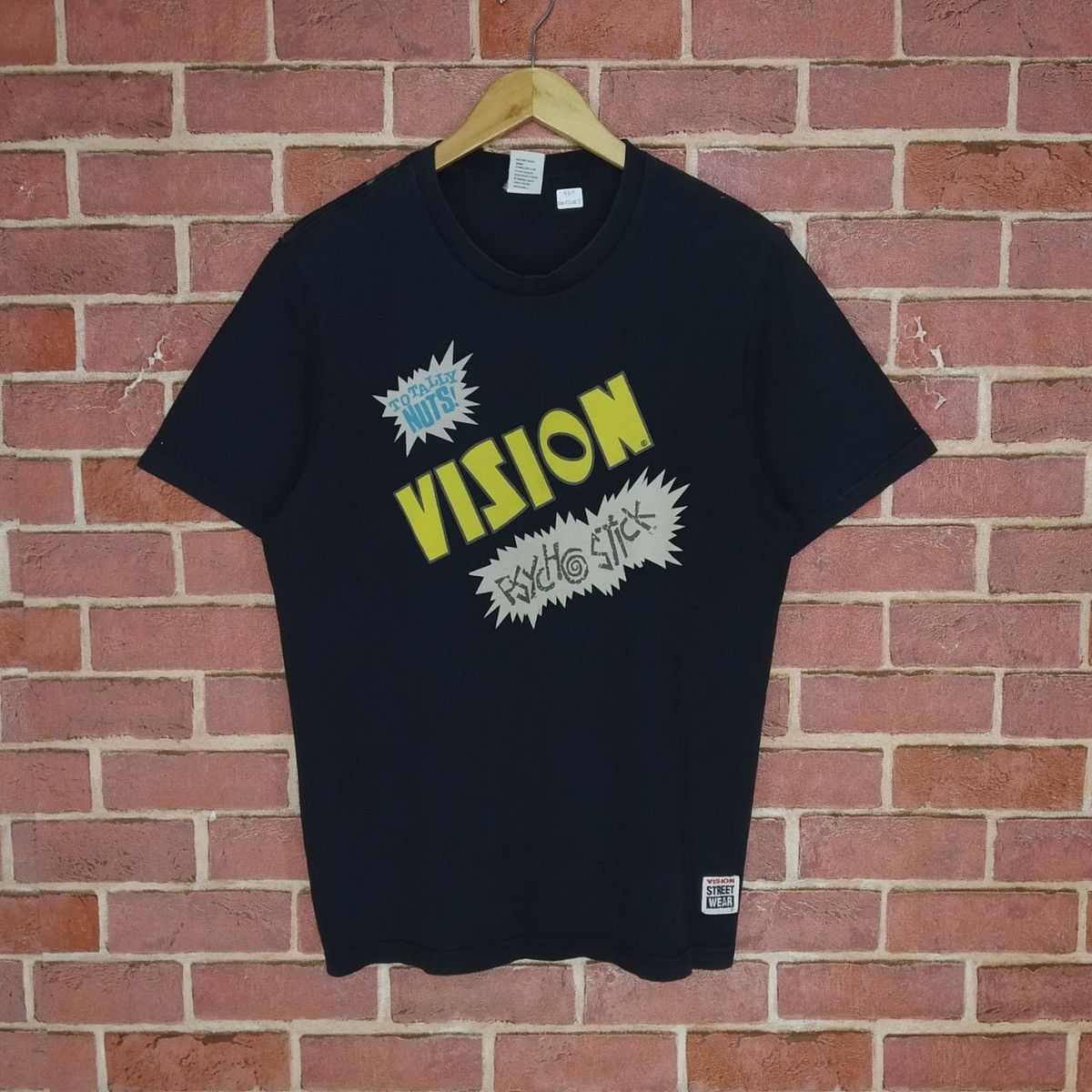 Vintage Vintage Vision Streetwear Overprinted Skate Wear Skate Tee Size US M / EU 48-50 / 2 - 2 Thumbnail