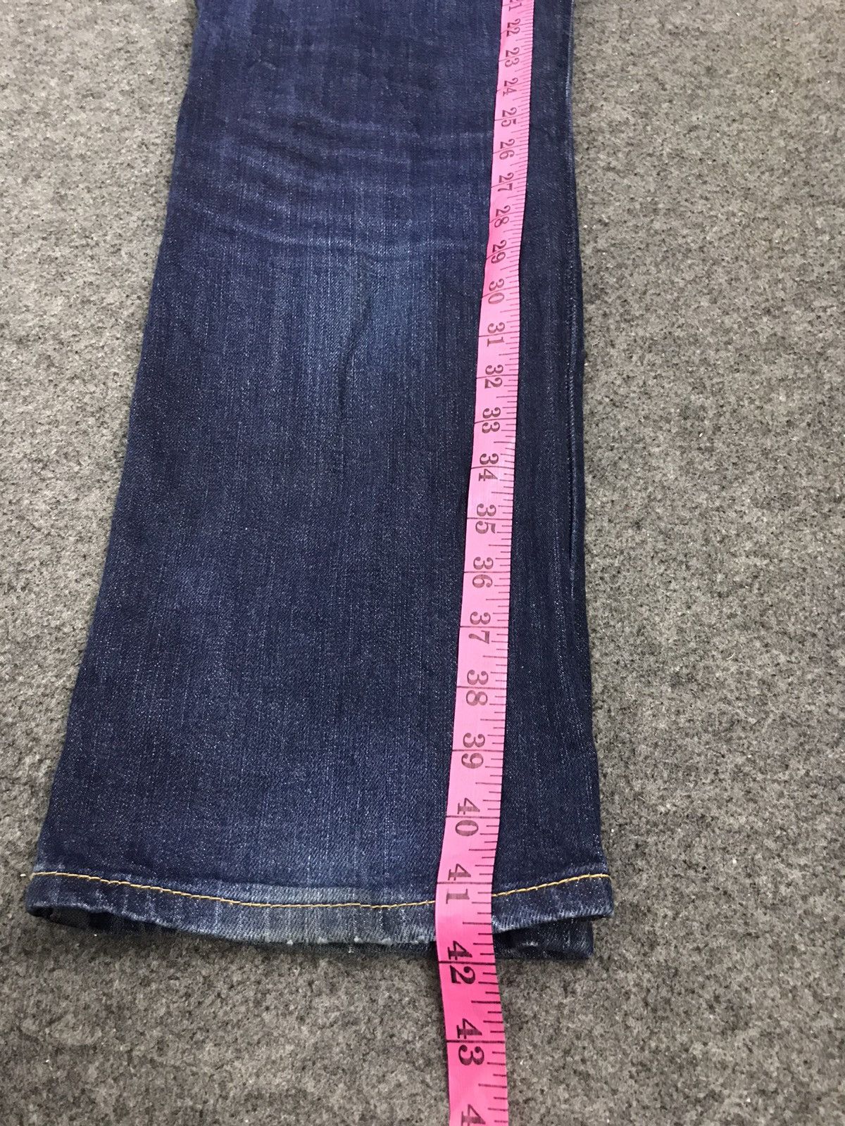 Edwin Edwin Lot 503 Straight Vintage 90s Jeans Distressed Denim Size US 33 - 6 Thumbnail