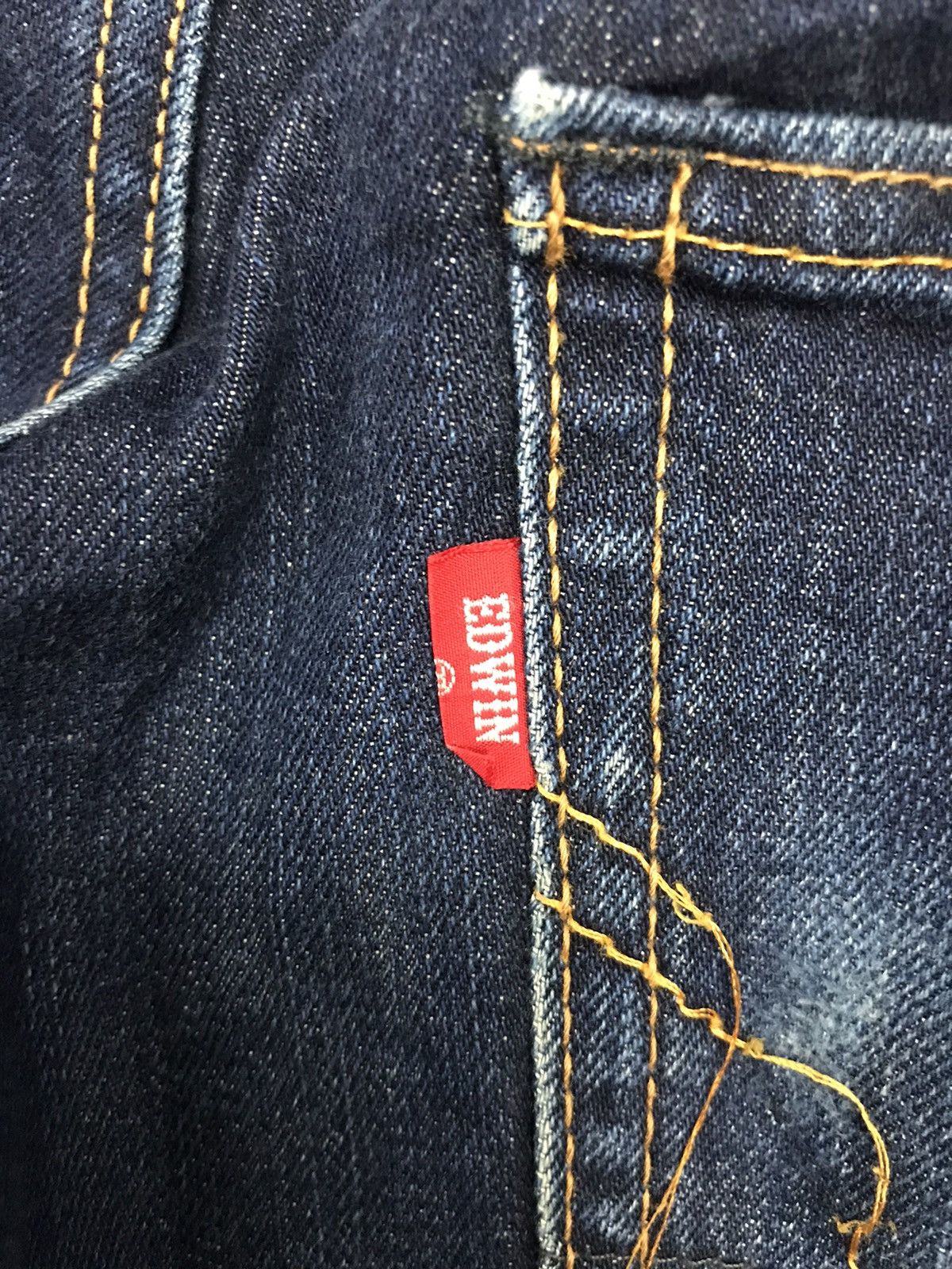 Edwin Edwin Lot 503 Straight Vintage 90s Jeans Distressed Denim Size US 33 - 13 Thumbnail