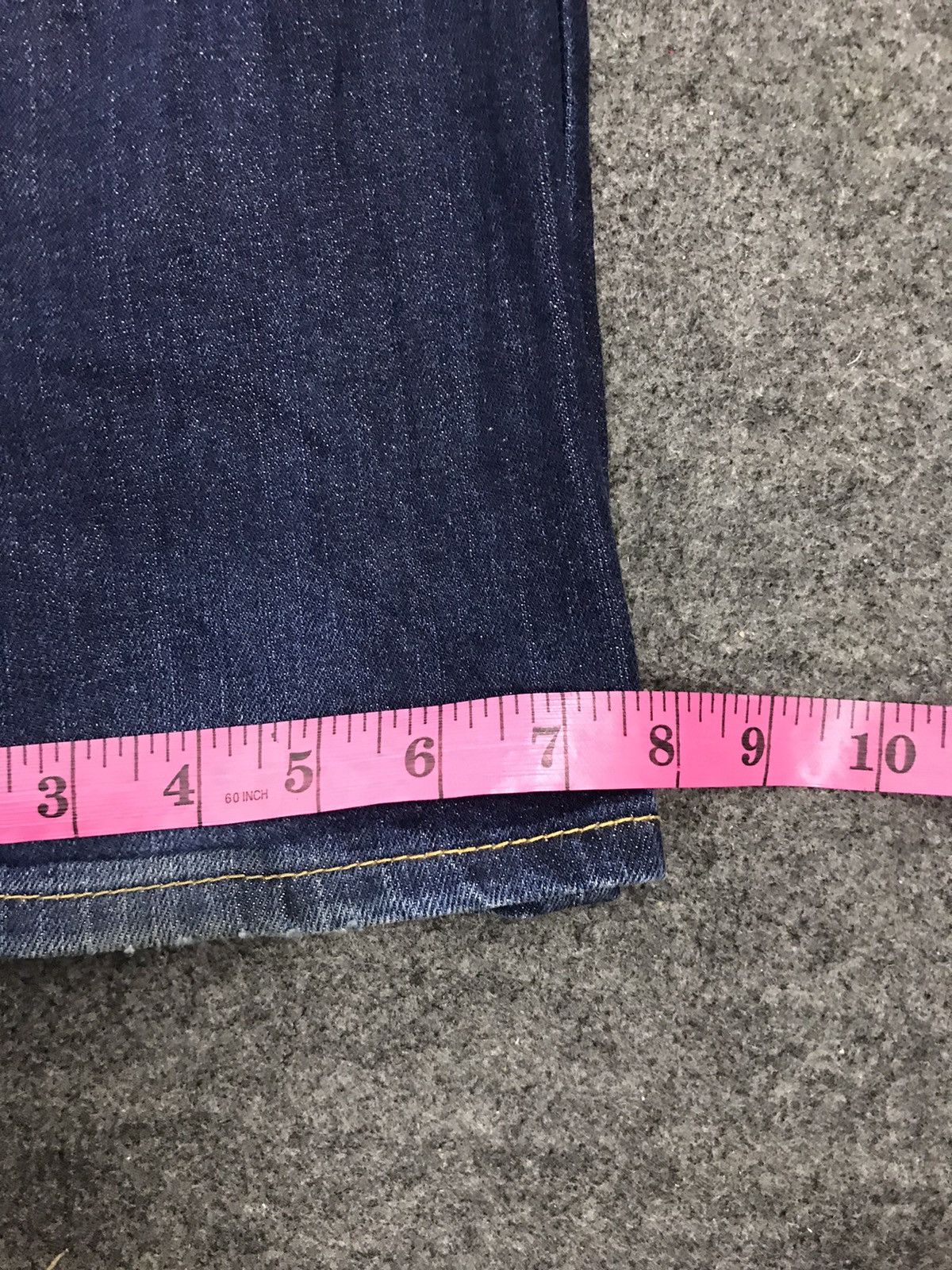 Edwin Edwin Lot 503 Straight Vintage 90s Jeans Distressed Denim Size US 33 - 5 Thumbnail