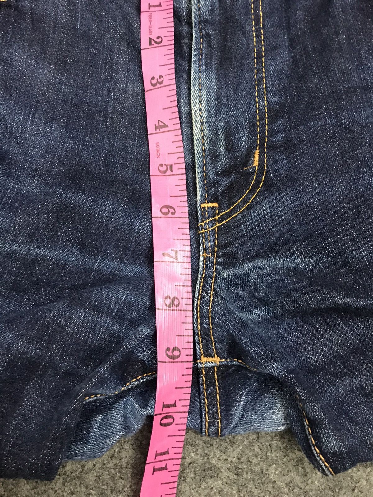 Edwin Edwin Lot 503 Straight Vintage 90s Jeans Distressed Denim Size US 33 - 8 Thumbnail