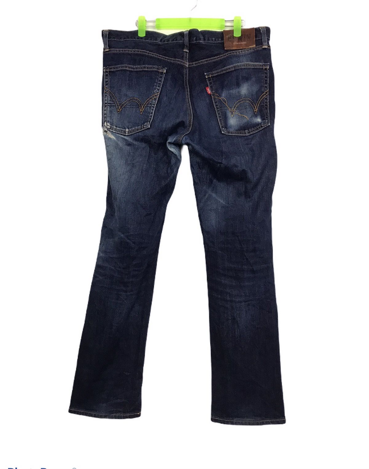 Edwin Edwin Lot 503 Straight Vintage 90s Jeans Distressed Denim Size US 33 - 2 Thumbnail