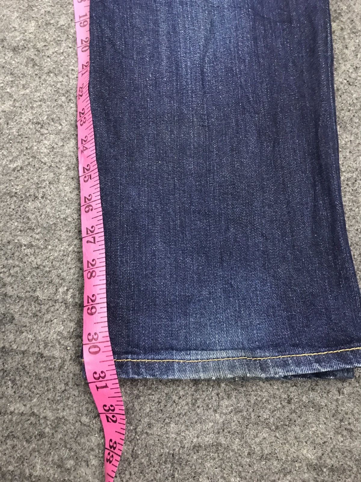 Edwin Edwin Lot 503 Straight Vintage 90s Jeans Distressed Denim Size US 33 - 7 Thumbnail