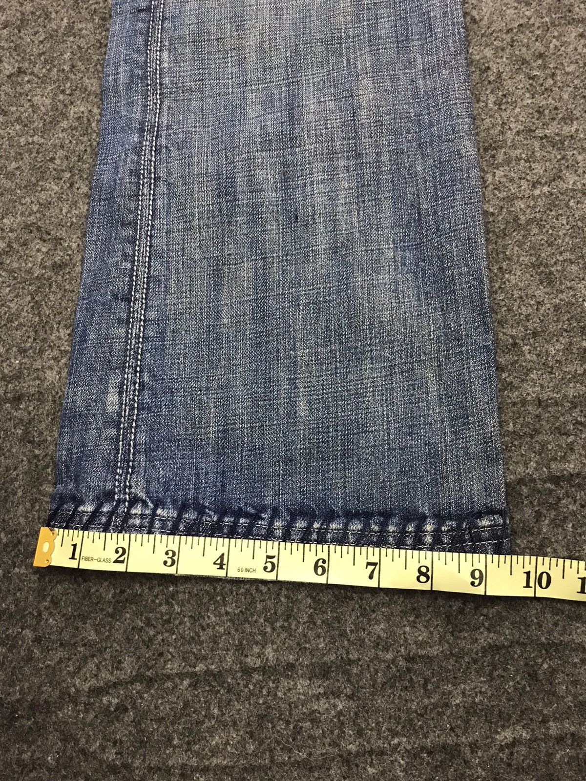 Antik Denim Flared Embroidery Art Ethic Handcrafted Denim Jeans Size US 31 - 12 Thumbnail
