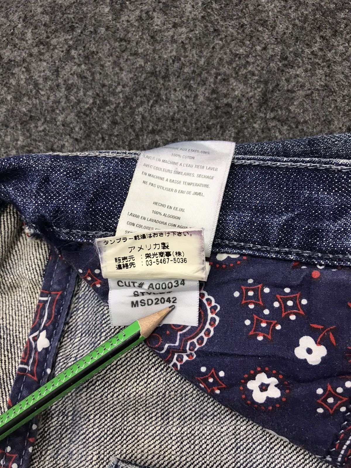 Antik Denim Flared Embroidery Art Ethic Handcrafted Denim Jeans Size US 31 - 7 Thumbnail