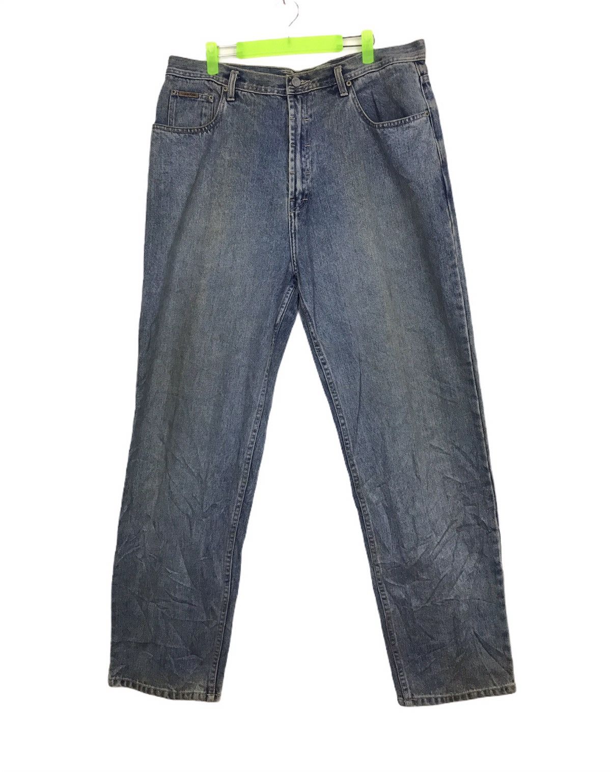 Calvin Klein Vintage Calvin Klein Distressed Denim Jeans Made In USA Size US 35 - 1 Thumbnail