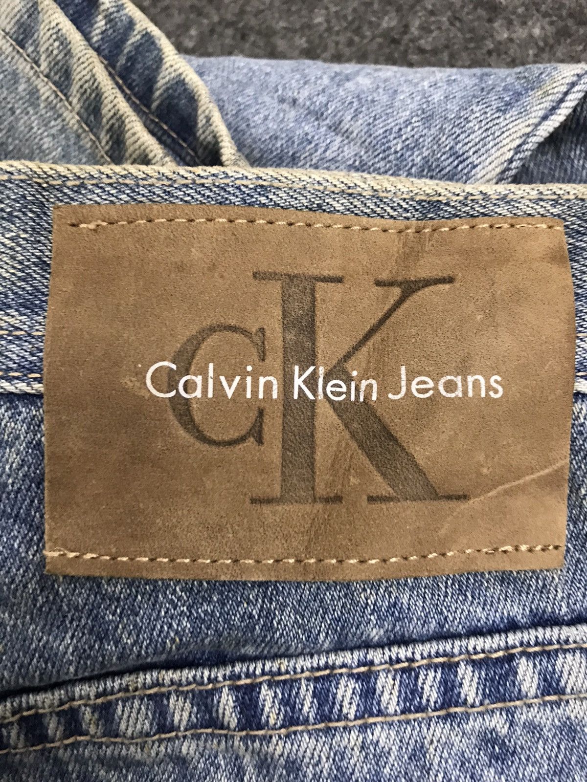 Calvin Klein Vintage Calvin Klein Distressed Denim Jeans Made In USA Size US 35 - 3 Thumbnail