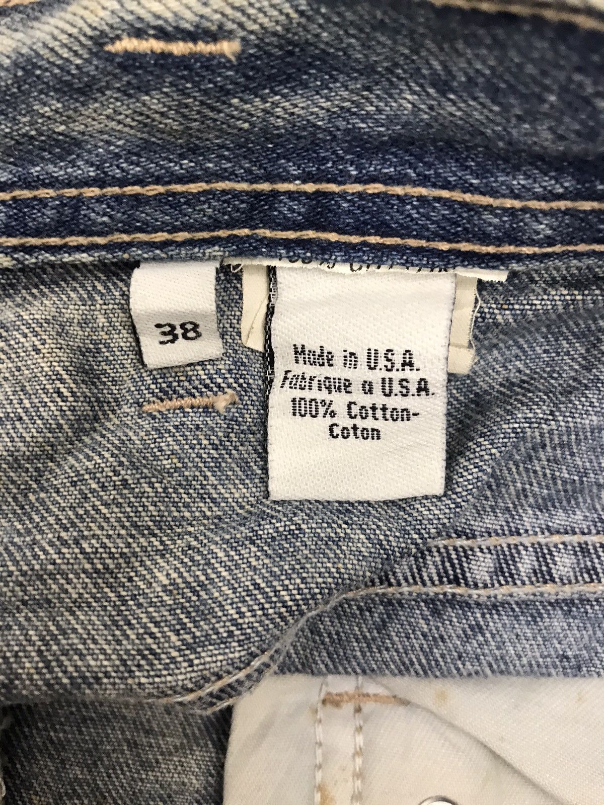 Calvin Klein Vintage Calvin Klein Distressed Denim Jeans Made In USA Size US 35 - 11 Thumbnail