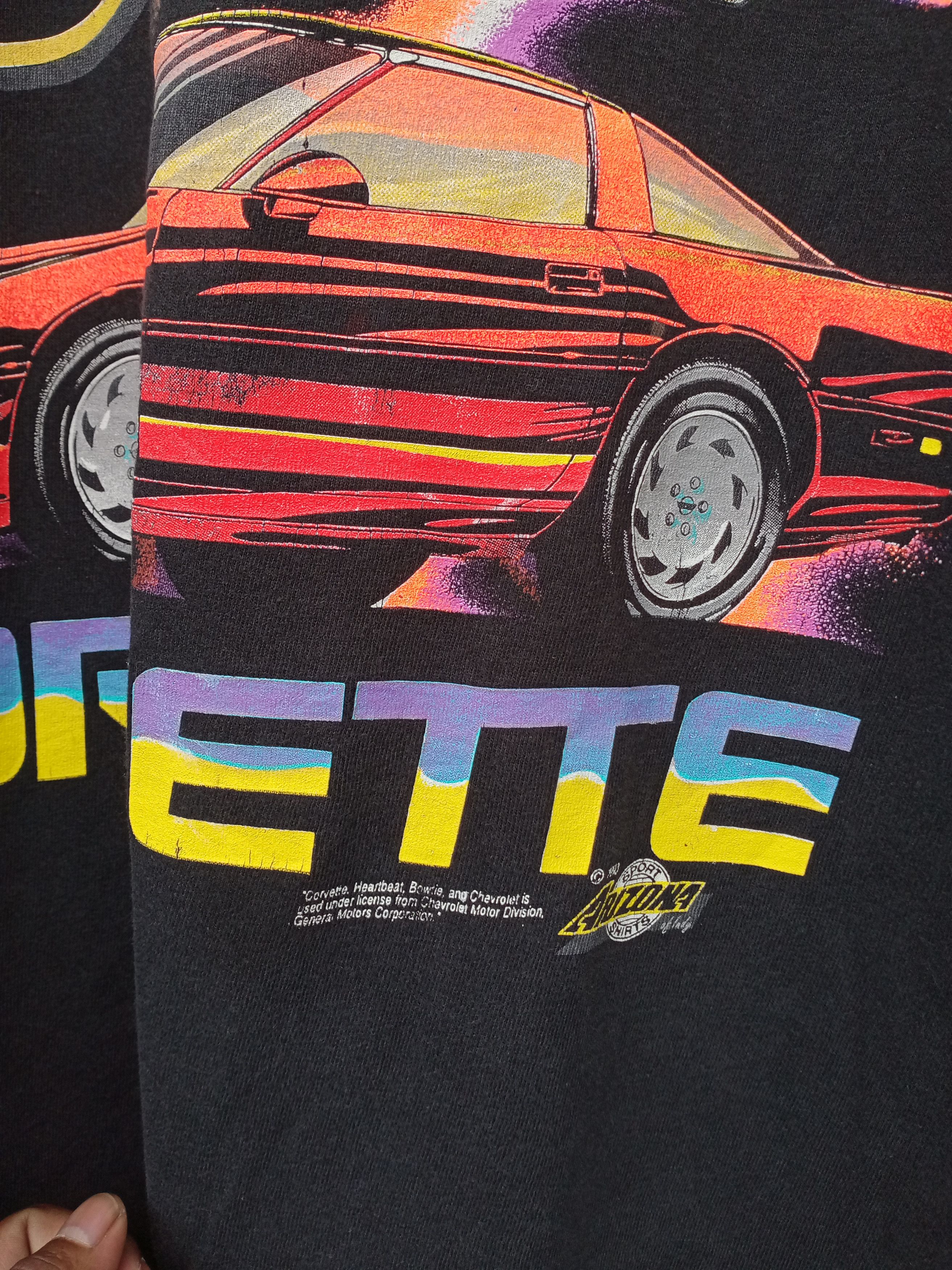 Chevrolet Rare Vintage 90s - Corvette 1Million Sold T-Shirt Size US L / EU 52-54 / 3 - 3 Thumbnail