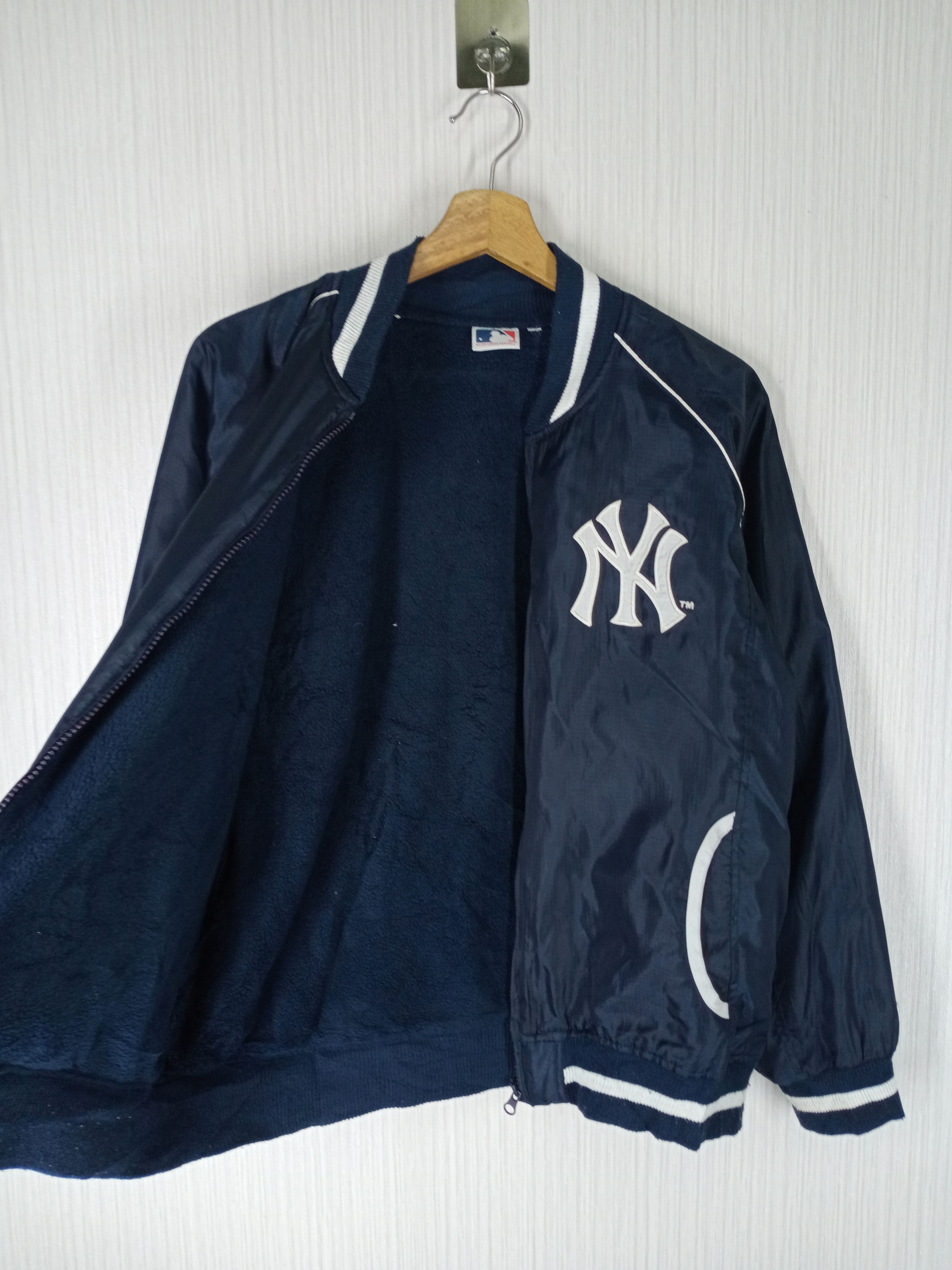 ジャケット・アウター 00s newyork yankees varsity jacket New Era MLB New York Yankees Varsity Jacket - Navy – October's