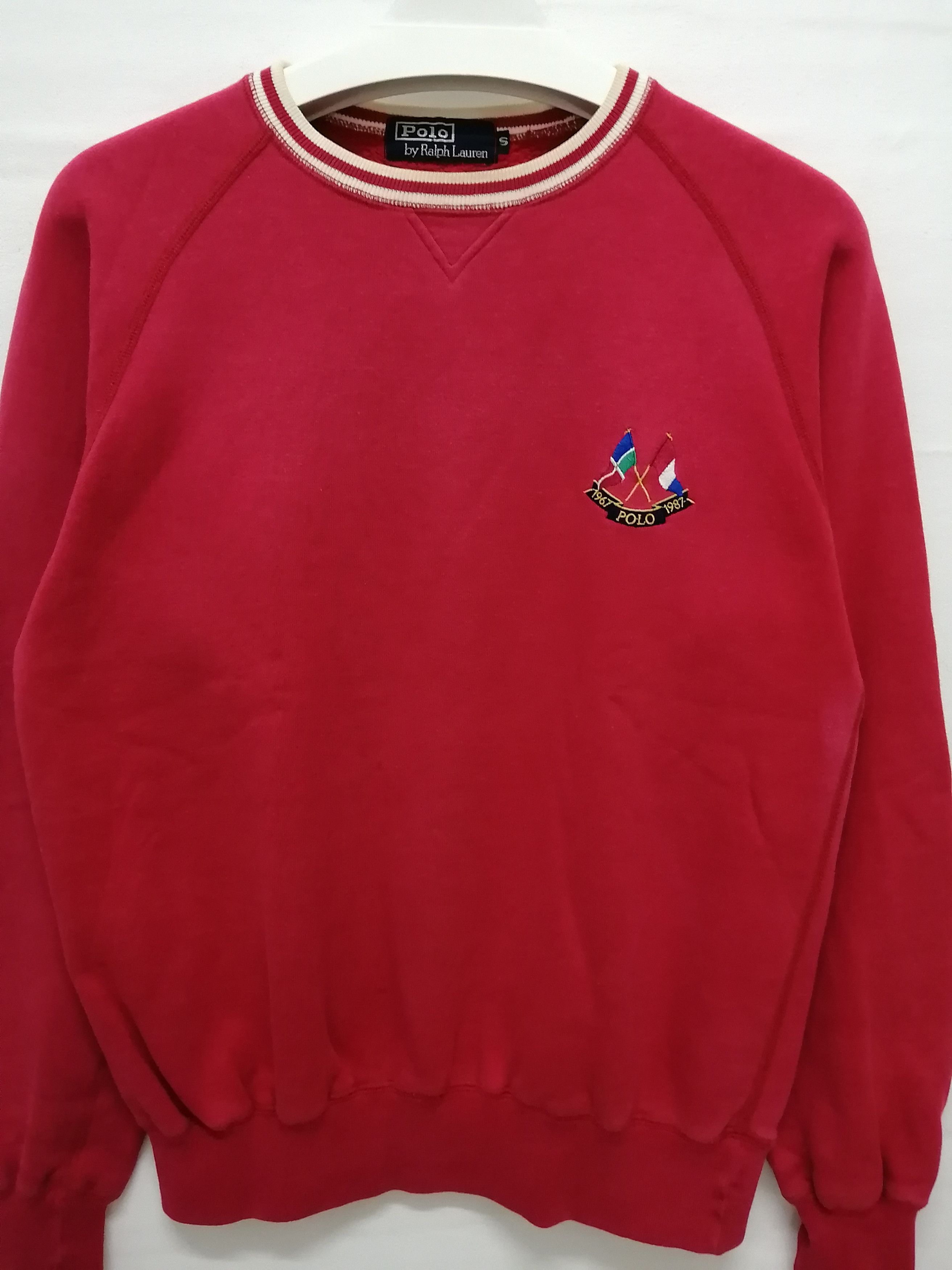 Polo Ralph Lauren VINTAGE POLO RALPH LAUREN CROSS FLAG Sweatshirt Size US S / EU 44-46 / 1 - 8 Thumbnail
