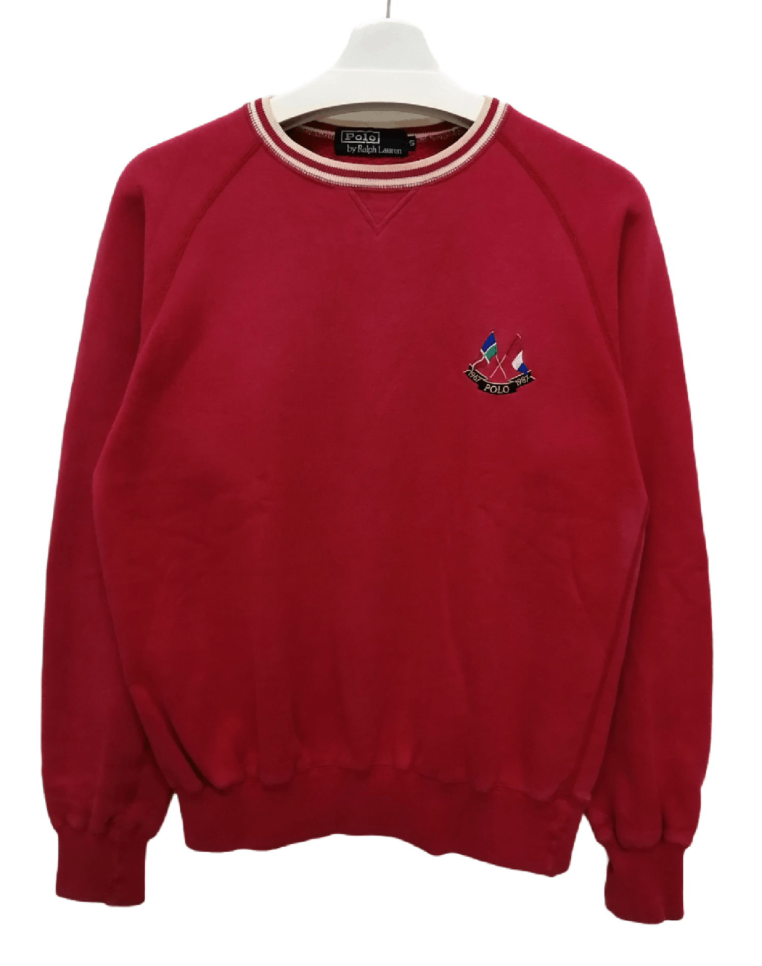 Polo Ralph Lauren VINTAGE POLO RALPH LAUREN CROSS FLAG Sweatshirt Size US S / EU 44-46 / 1 - 1 Thumbnail
