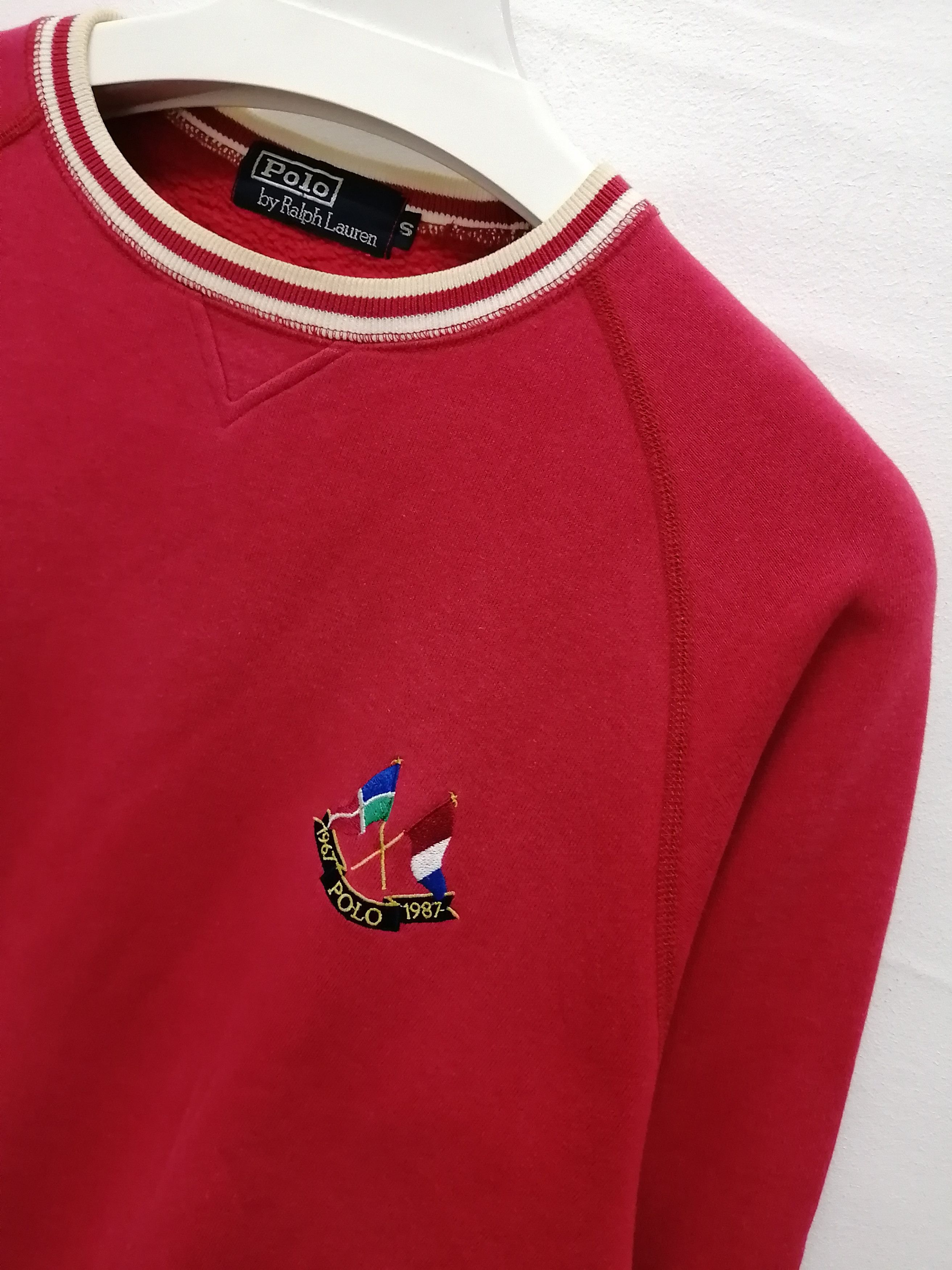 Polo Ralph Lauren VINTAGE POLO RALPH LAUREN CROSS FLAG Sweatshirt Size US S / EU 44-46 / 1 - 6 Thumbnail