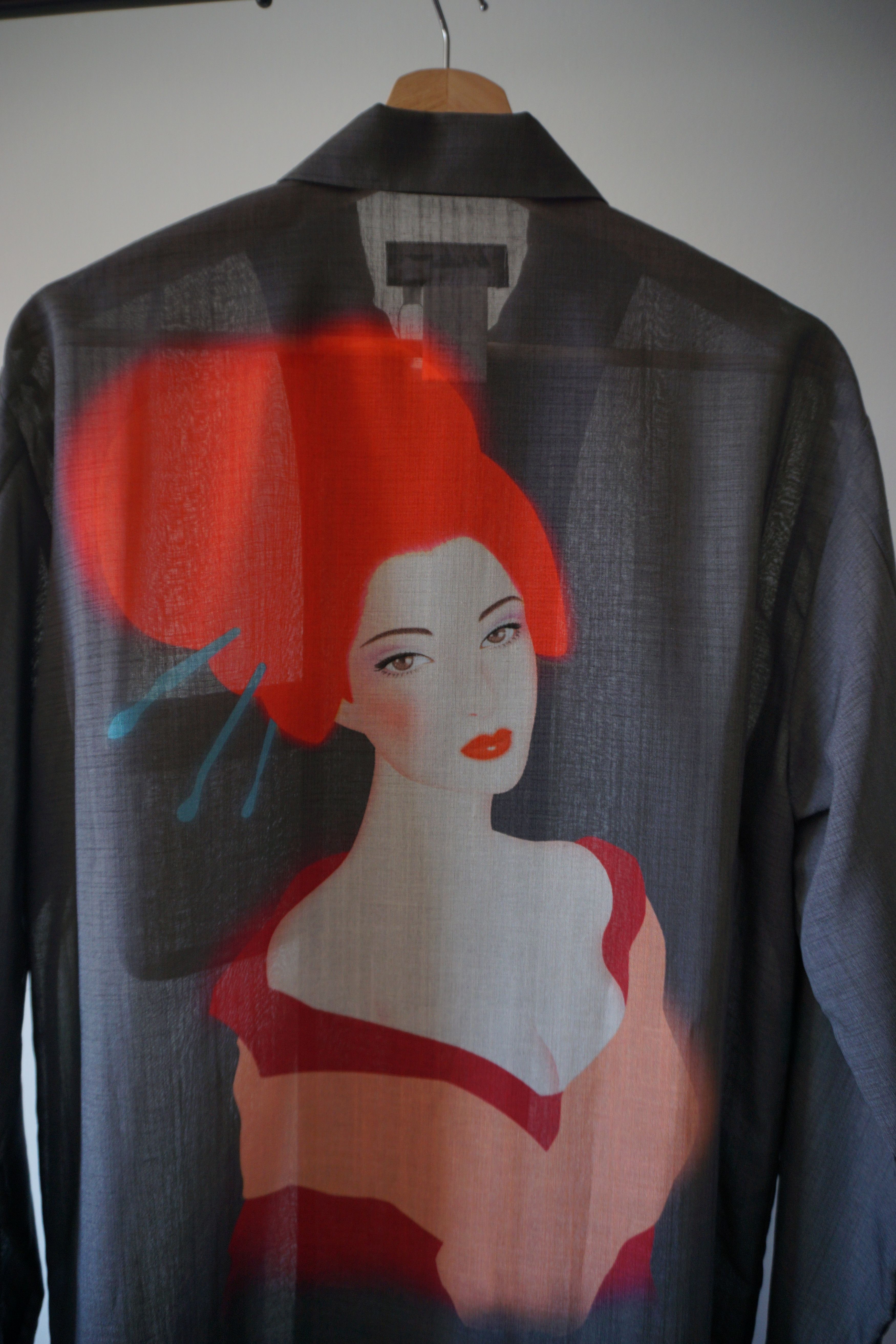Yohji Yamamoto 2002 Yohji Yamamoto Saeko Tsuemura pinup jacket SS 2002 Size US L / EU 52-54 / 3 - 5 Thumbnail