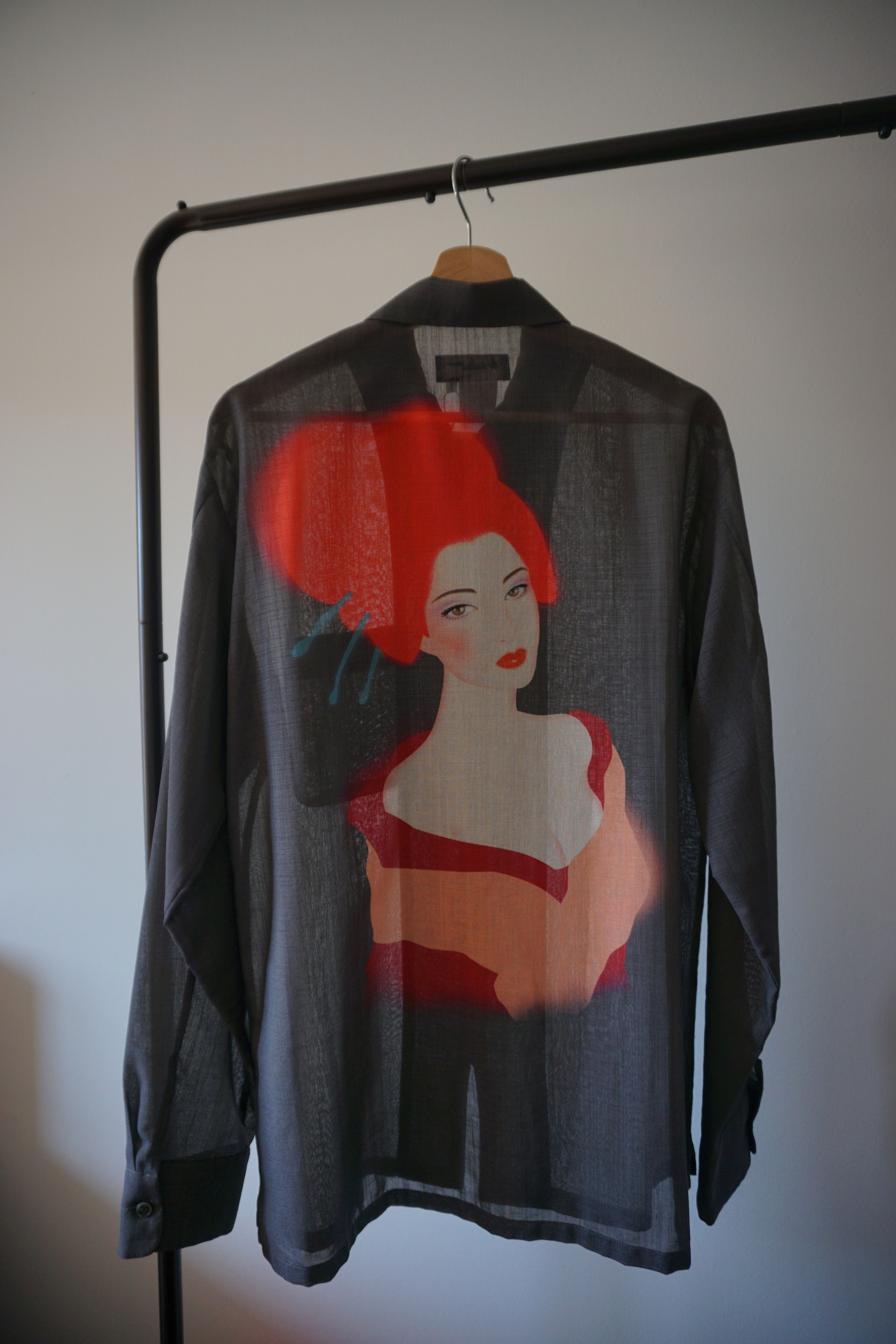 Yohji Yamamoto 2002 Yohji Yamamoto Saeko Tsuemura pinup jacket SS 2002 Size US L / EU 52-54 / 3 - 4 Thumbnail