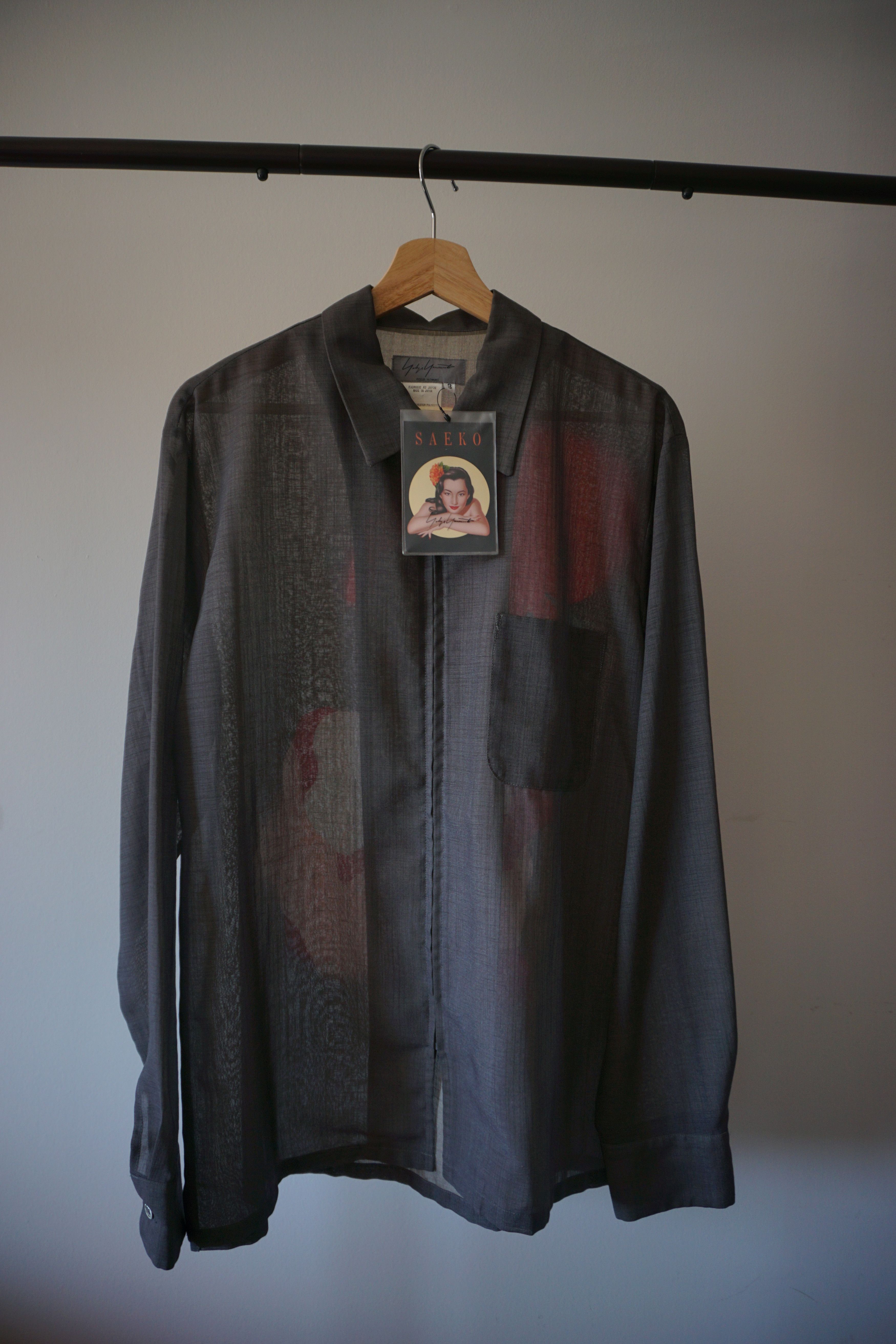 Yohji Yamamoto 2002 Yohji Yamamoto Saeko Tsuemura pinup jacket SS 2002 Size US L / EU 52-54 / 3 - 3 Thumbnail
