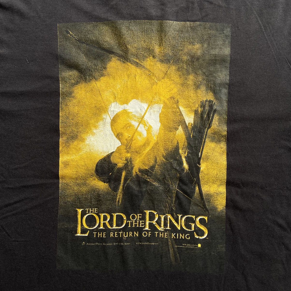 Vintage The Lord Of The Rings american movie tshirt Size US L / EU 52-54 / 3 - 2 Thumbnail