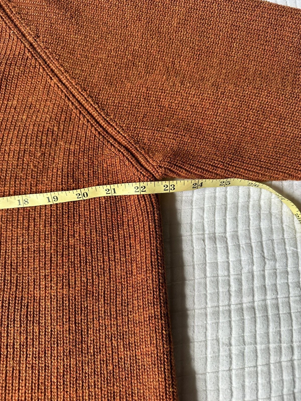 Marni Orange Broken Ribbed Cardigan Size S / US 4 / IT 40 - 3 Thumbnail
