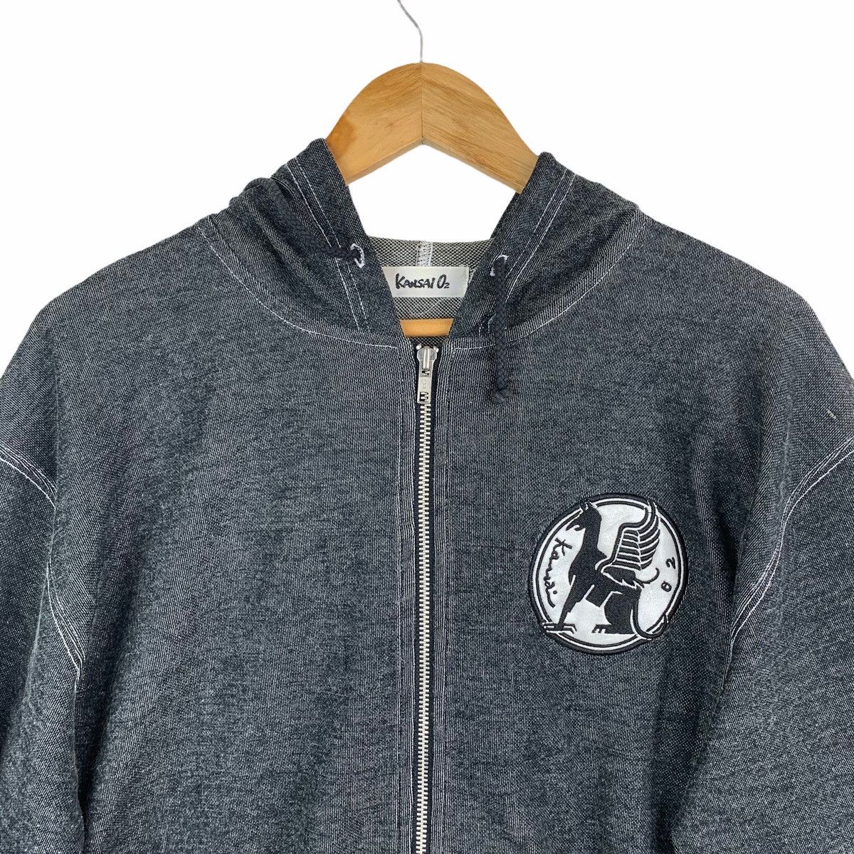Kansai Yamamoto VINTAGE KANSAI O2 YAMAMOTO EMBLEM COOKIES BIRD LOGO HOODIE Size US L / EU 52-54 / 3 - 2 Thumbnail