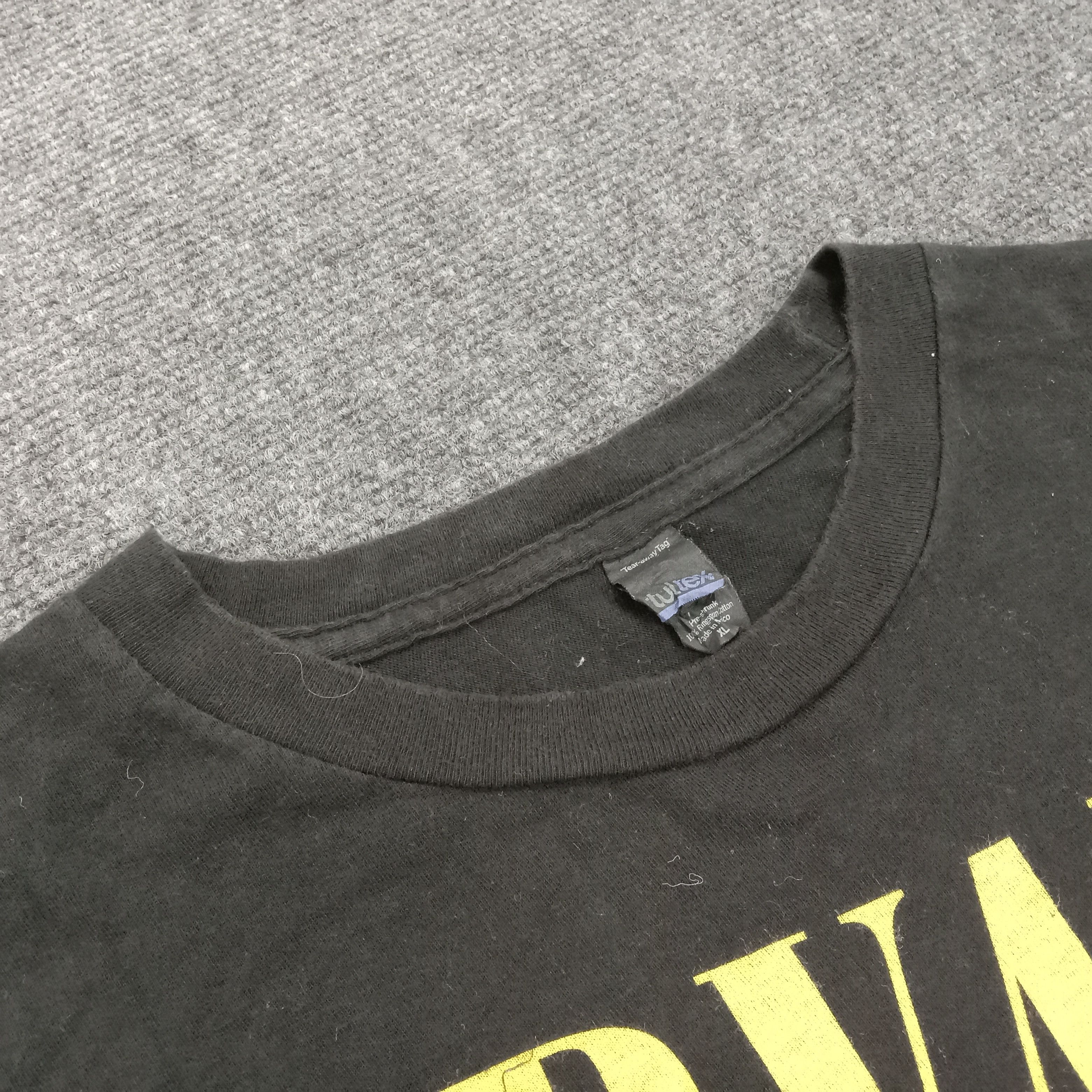 Nirvana × Vintage NIRVANA American Rock Band Tour T-Shirt Size US XL / EU 56 / 4 - 4 Thumbnail