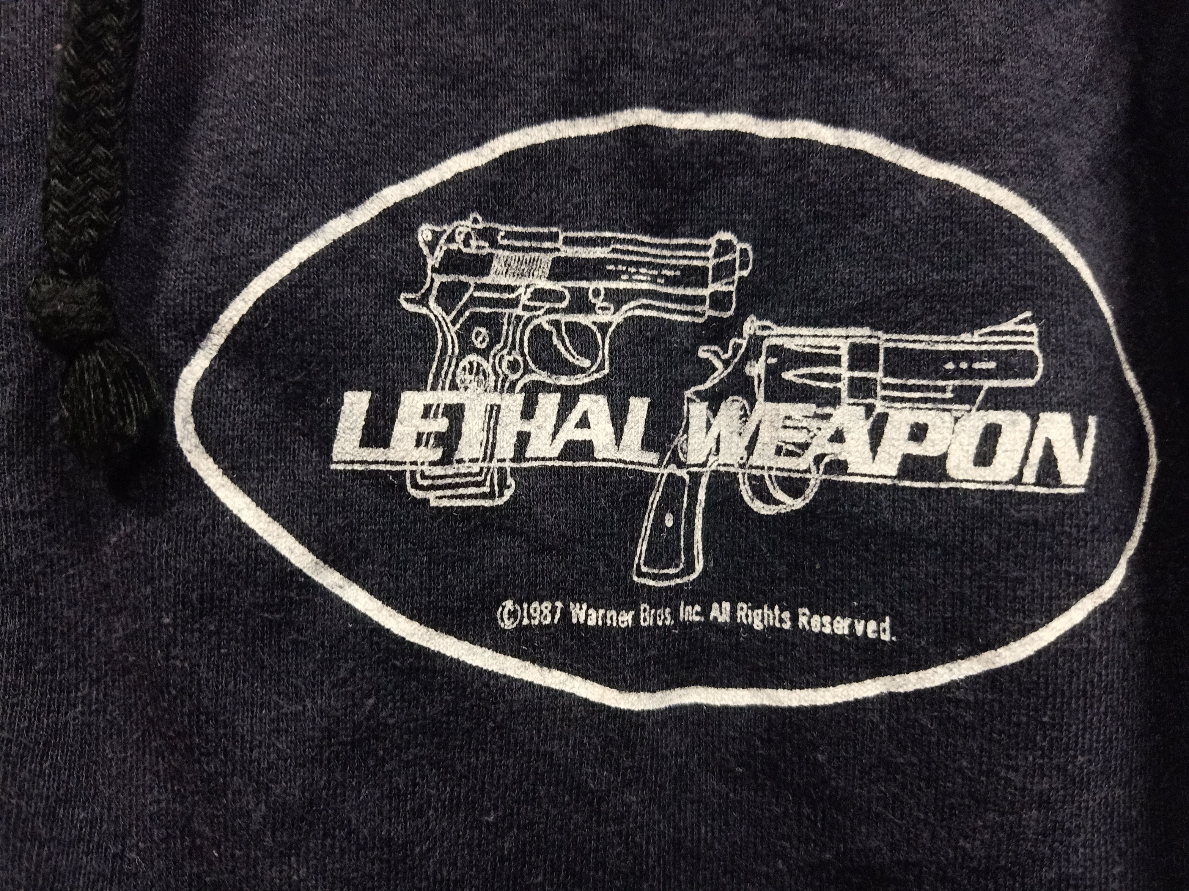 Warner Bros vintage sweatshirt hoodie movie lethal weapon Size US M / EU 48-50 / 2 - 3 Thumbnail